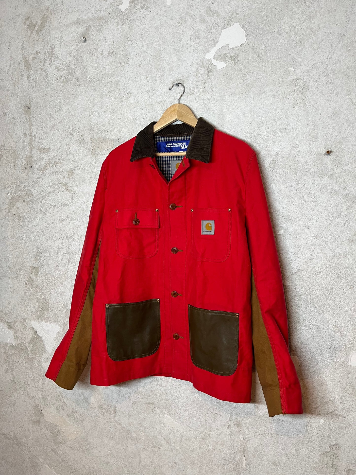 Junya Watanabe x Carhartt red worker canvas jacket - L