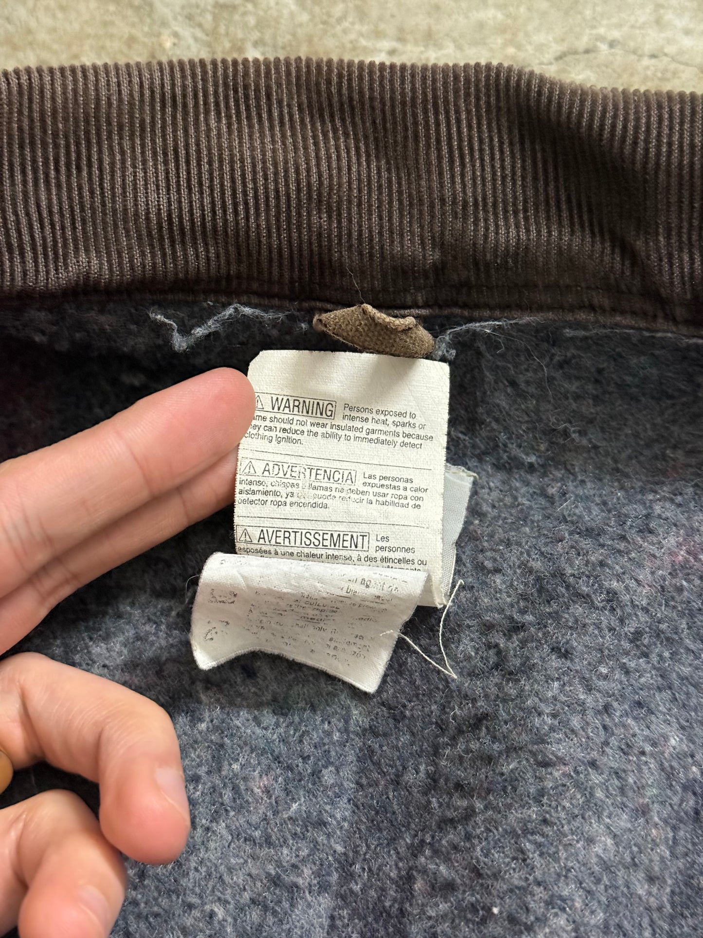 Carhartt CO2CHT vintage blanket lined chore jacket - XL
