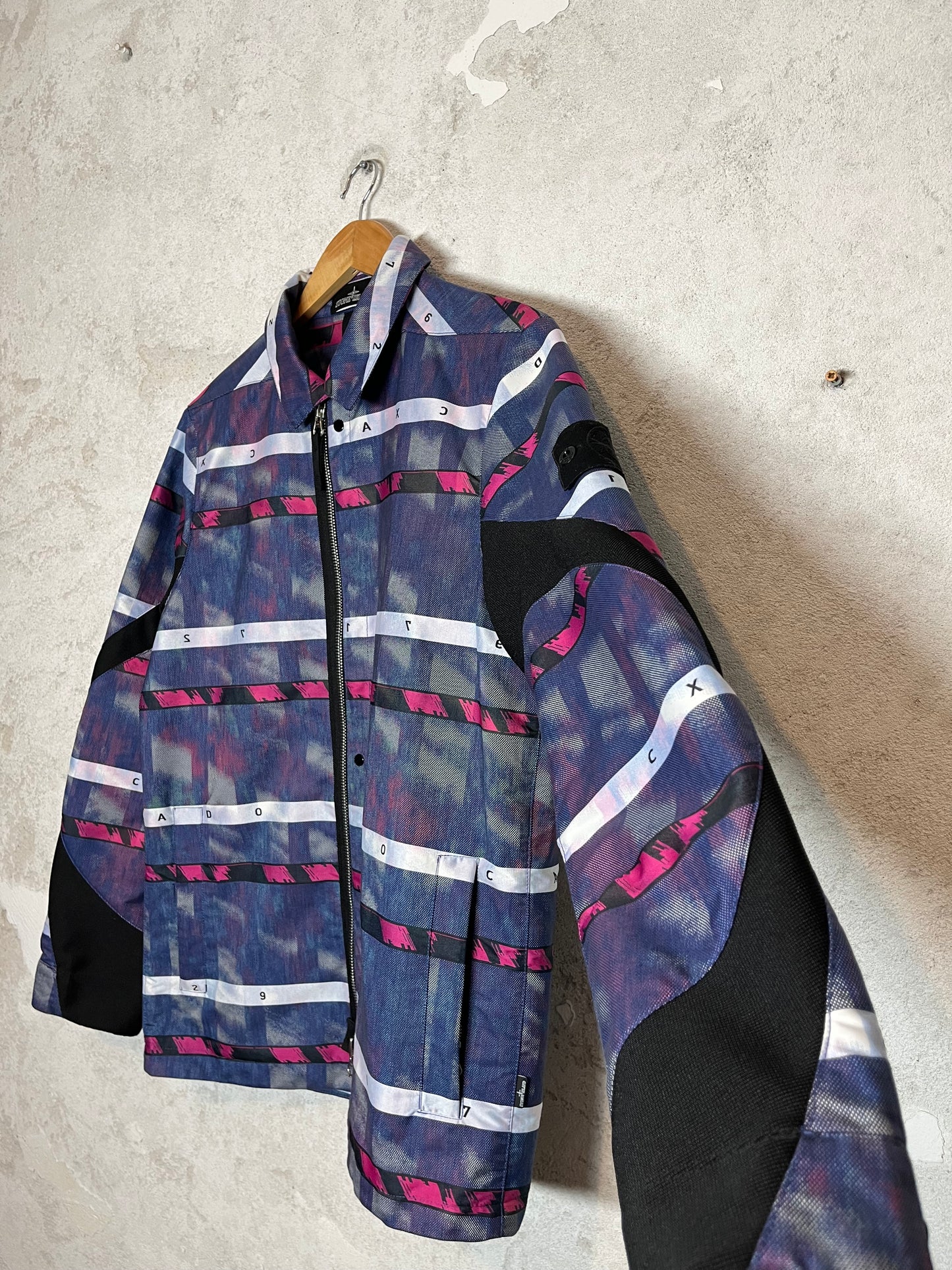 Stone Island DPM CHINÉ Jacquard ghost jacket - S