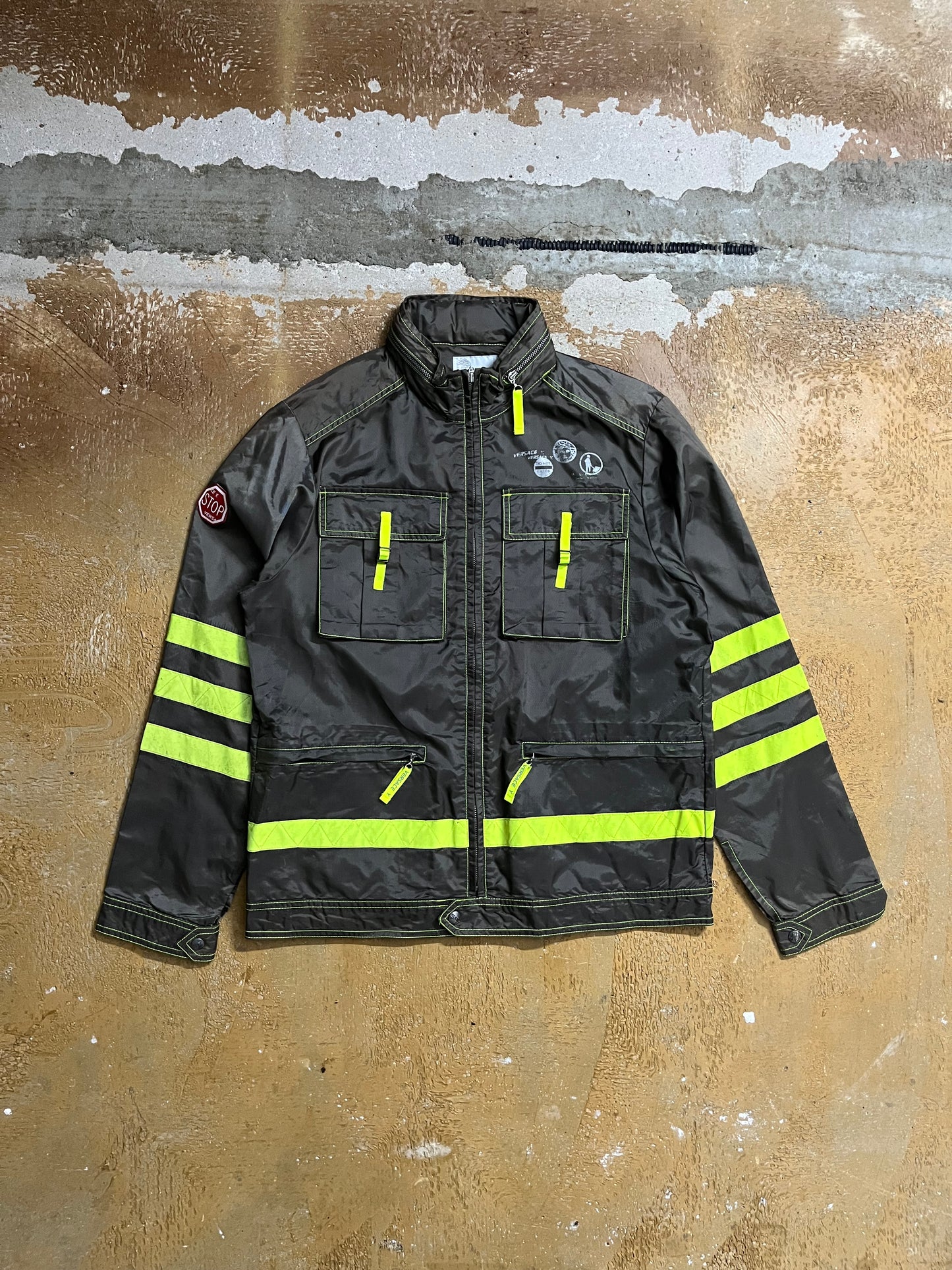 Versace reflective worker jacket - S