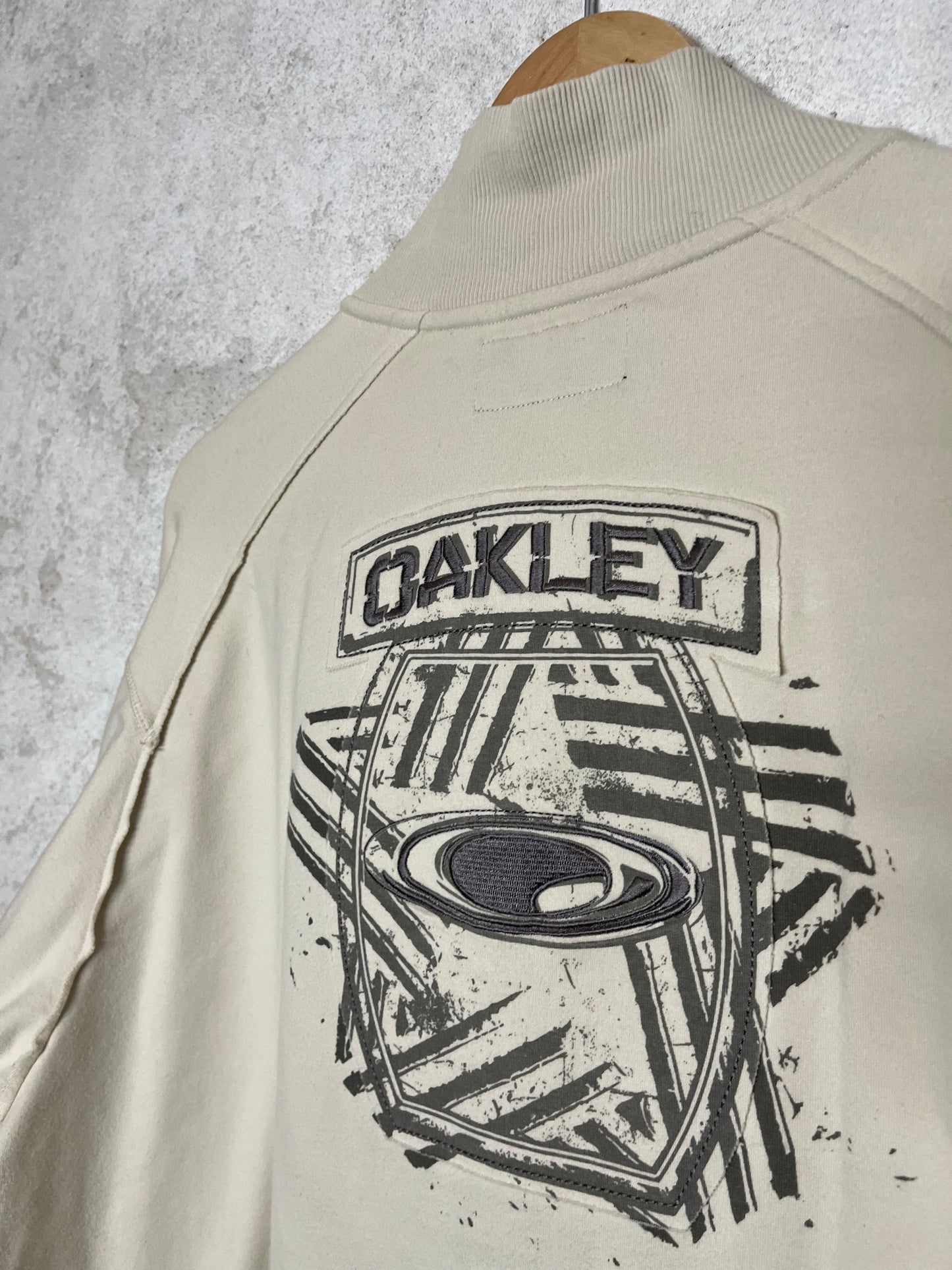 Oakley 2000s cyber rare zip-up sweatshirt - M