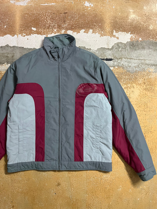 Quiksilver vintage puffer surfwear jacket - M