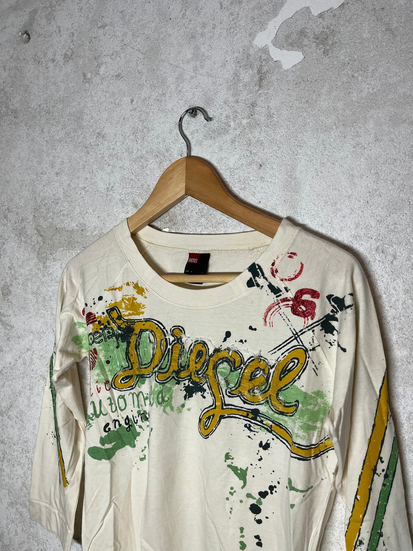 Diesel vintage 2000s 90s longsleeve t-shirt - S