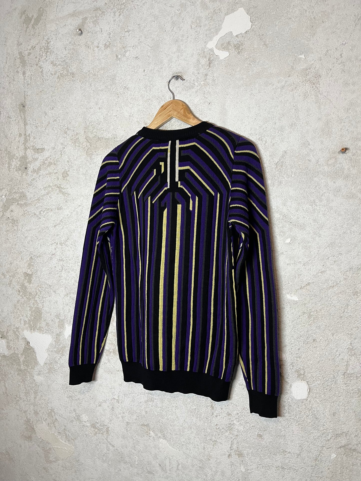 Versus Versace Vintage multicolor knit sweater - S