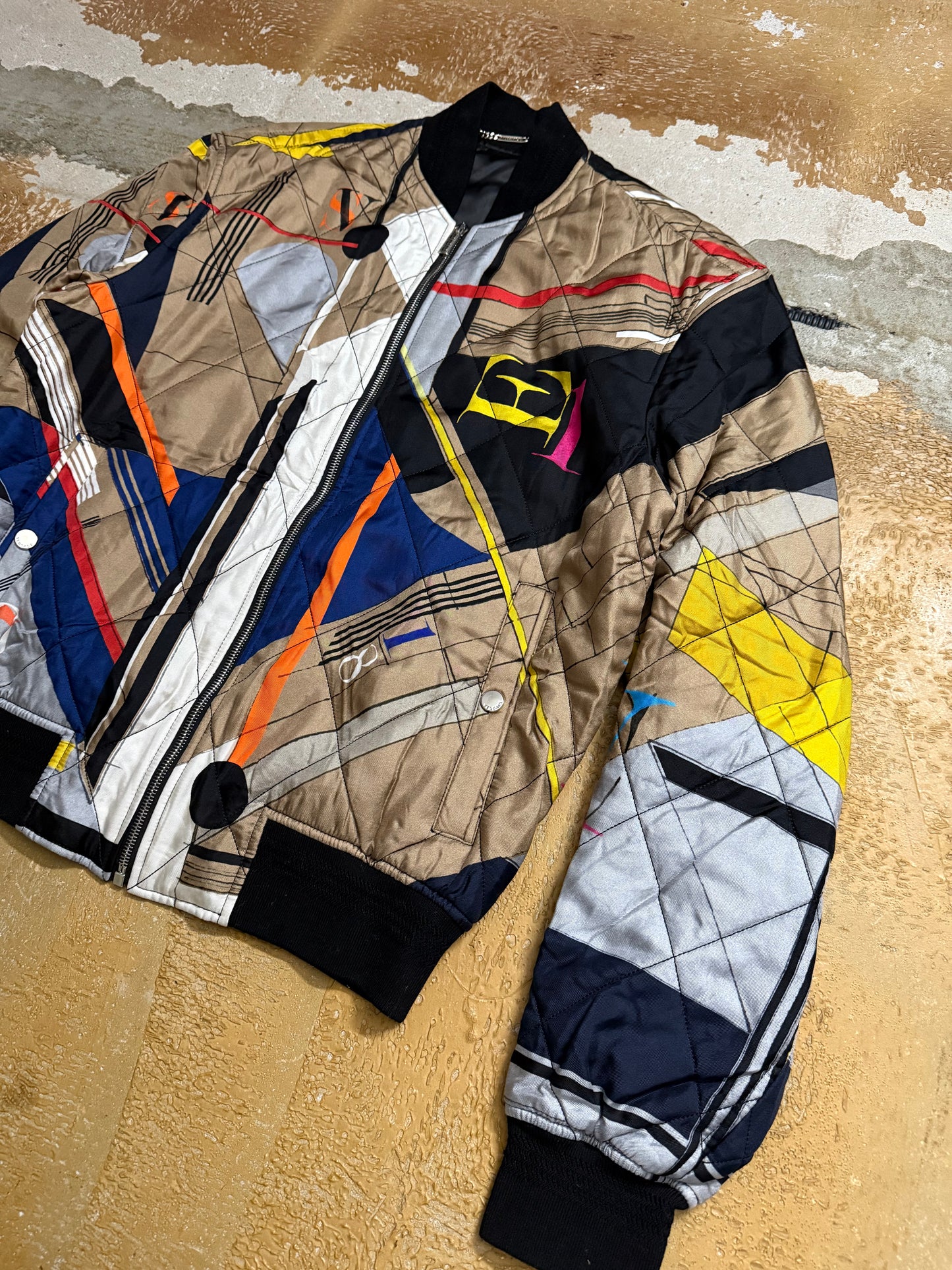 Versace vintage baroque bomber jacket - M