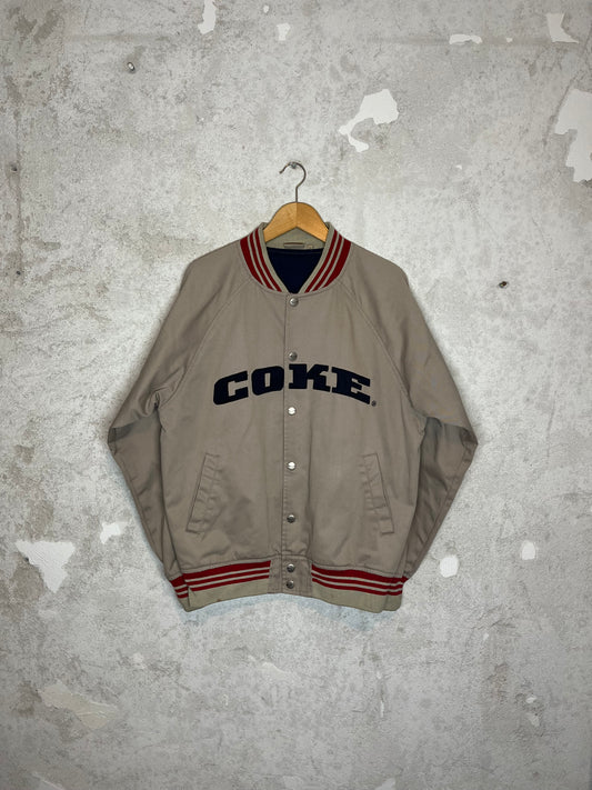 Coca Cola Coke vintage retro 2000s 90s varsity baseball jacket 