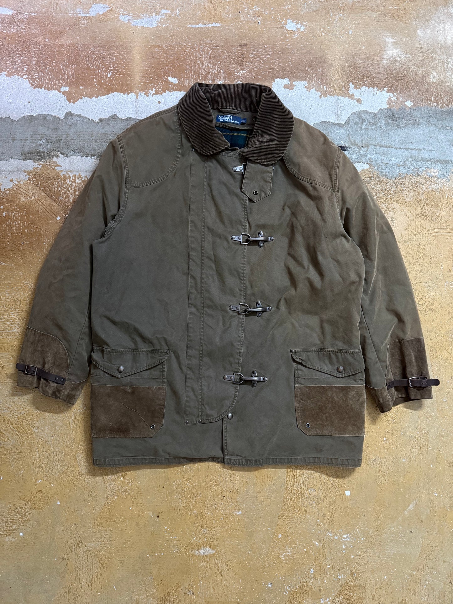 Ralph Lauren fireman lobster clasp removable lining jacket - XXL
