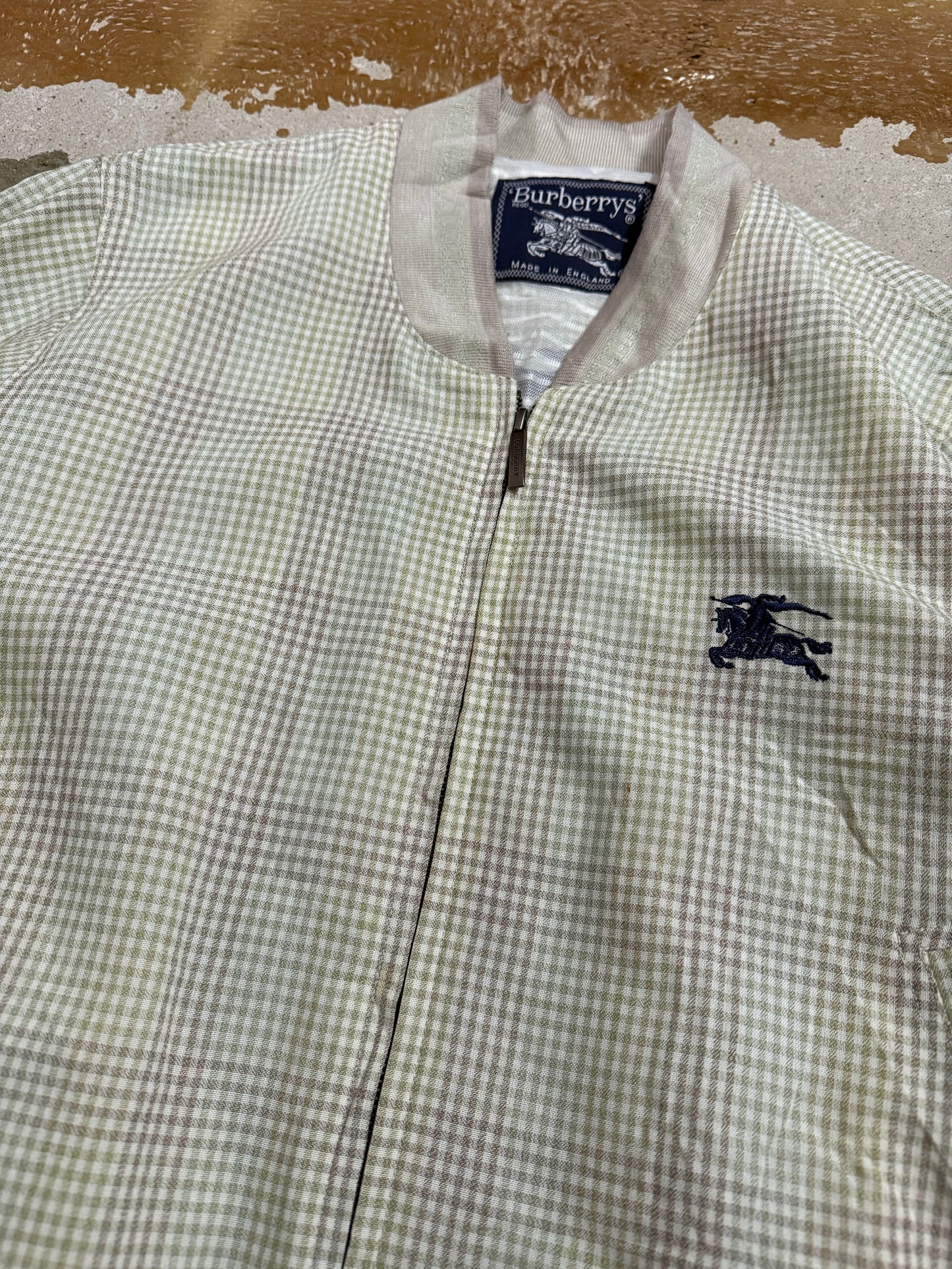 Burberry vintage prorsum embroidered harrington jacket - S