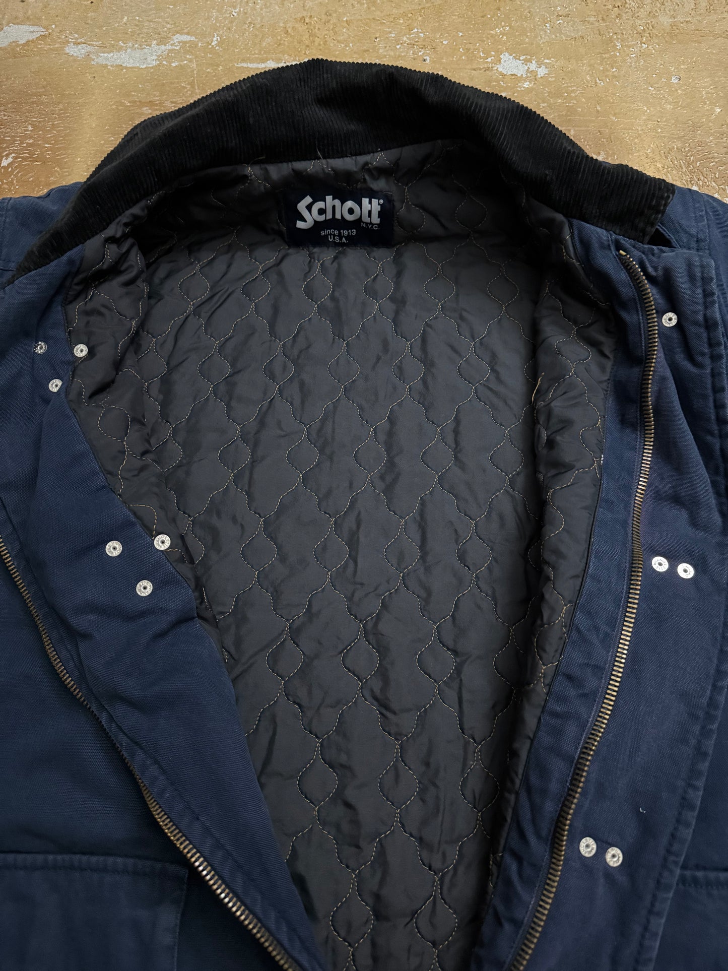 Schott fireman clasp winter jacket - L