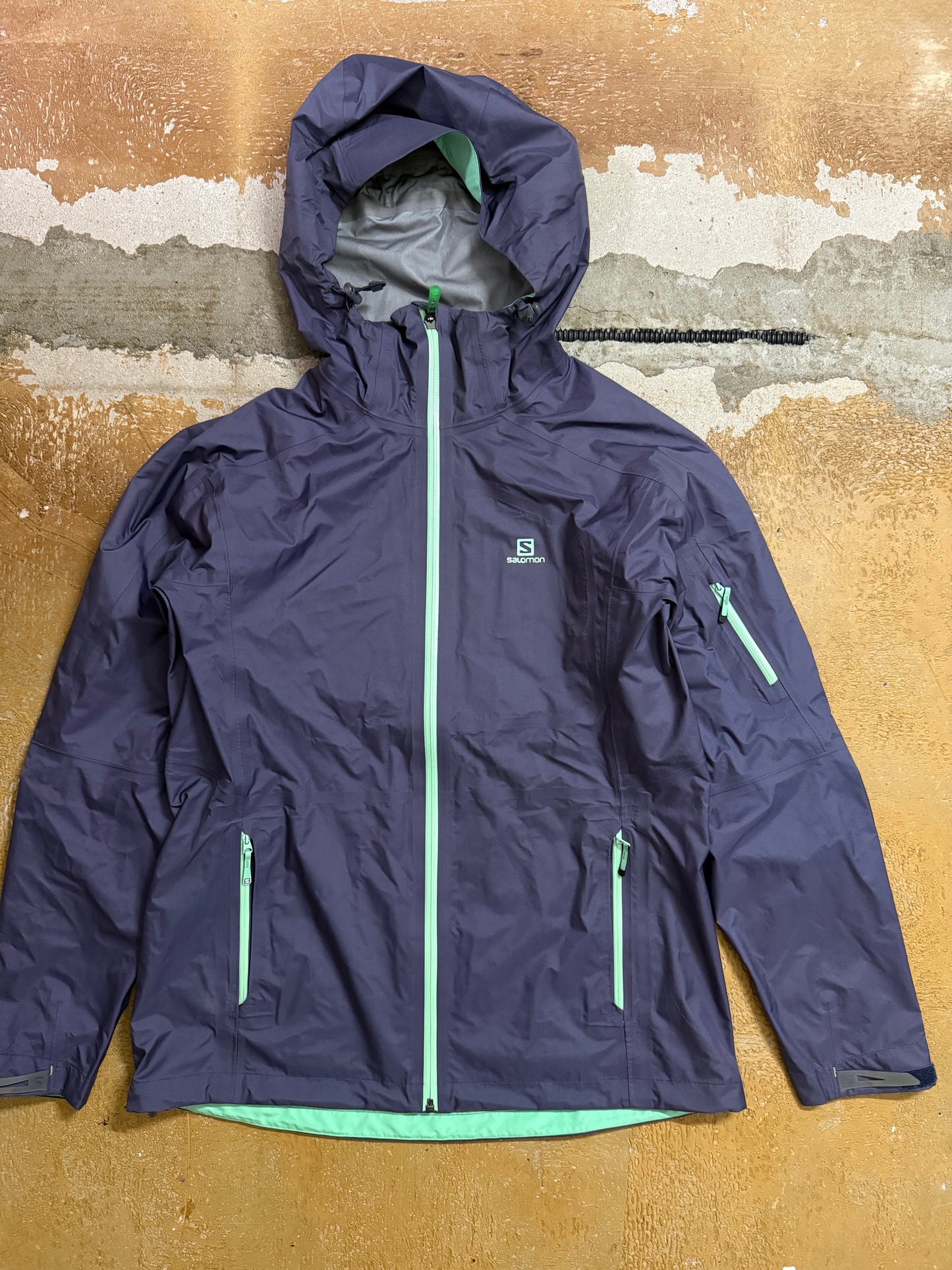 Salomon Clima Pro Storm rain jacket armpit zipper - M