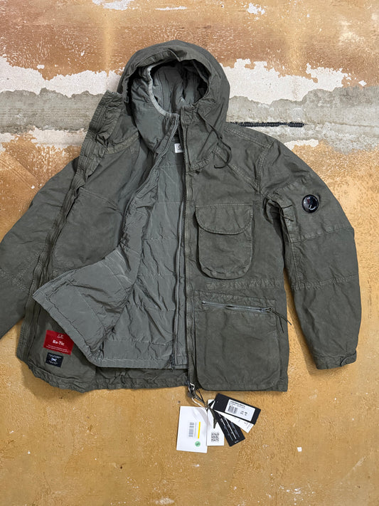CP Company Ba-Tic Halley Stevensons waxed cotton 2-in-1 winter jacket - S