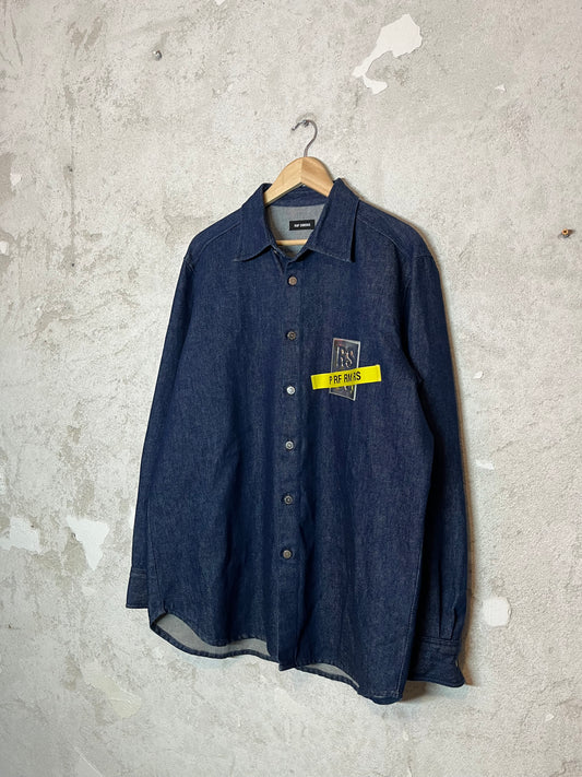 Raf Simons 19SS Runway denim patch jacket - M