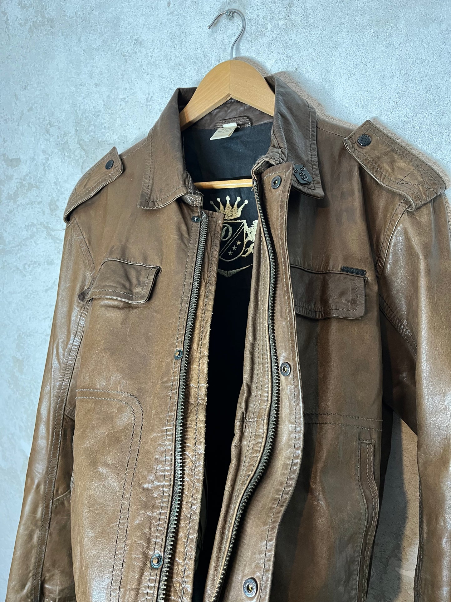 Diesel leather jacket - XL