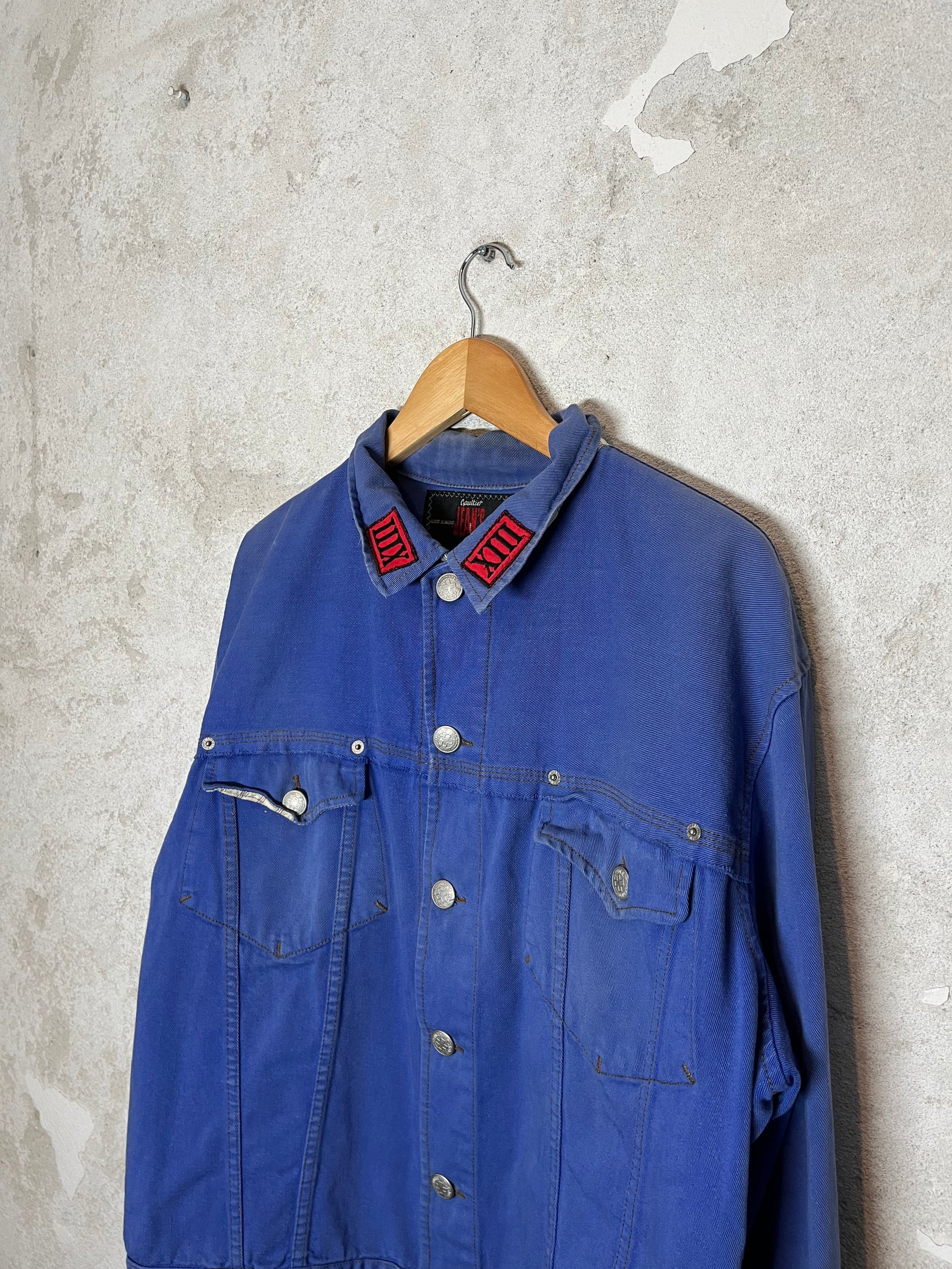 Jean Paul Gaultier vintage 2000s y2k 90s retro denim overshirt jacket