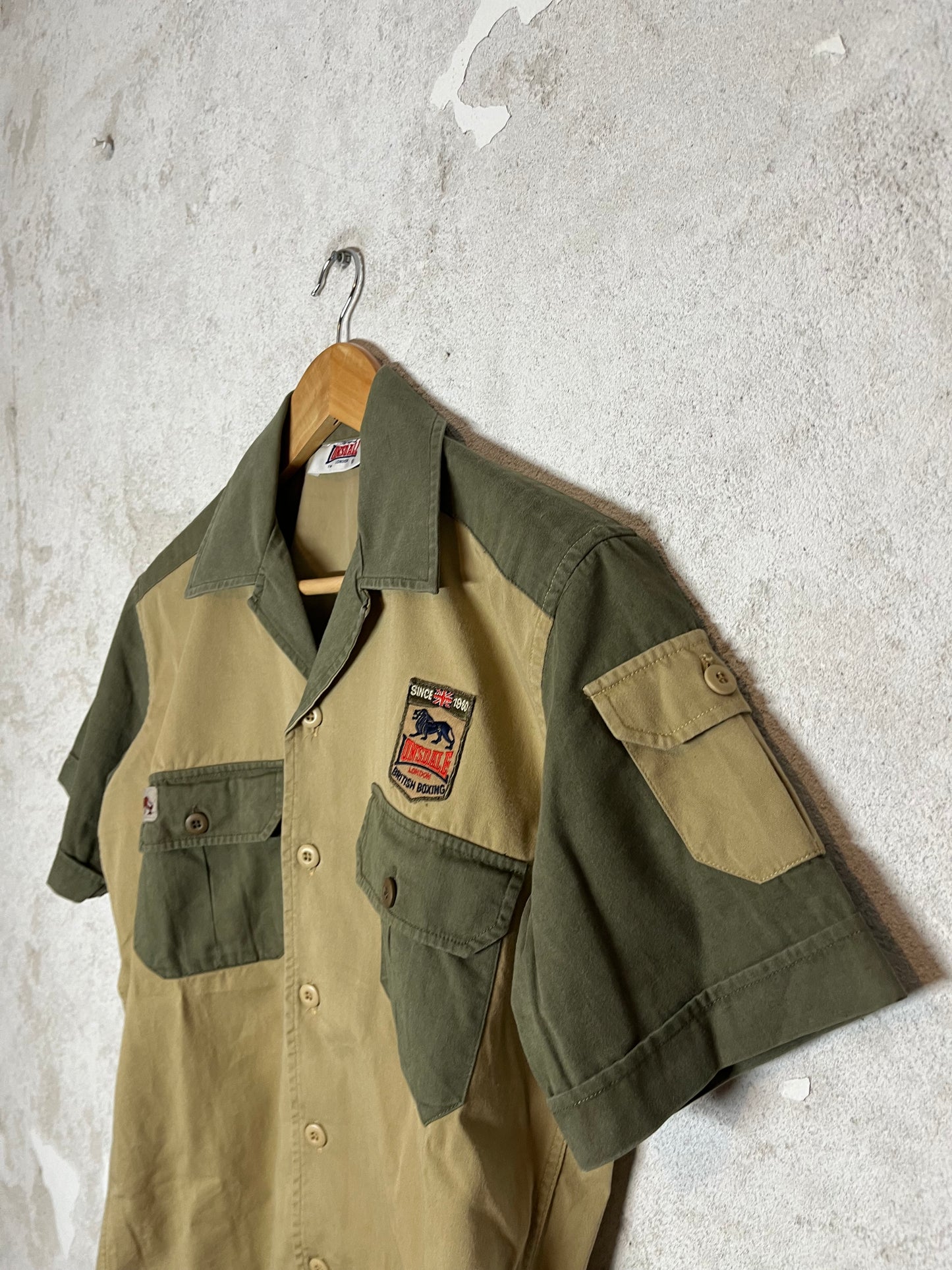 Vintage Lonsdale military polo top - S