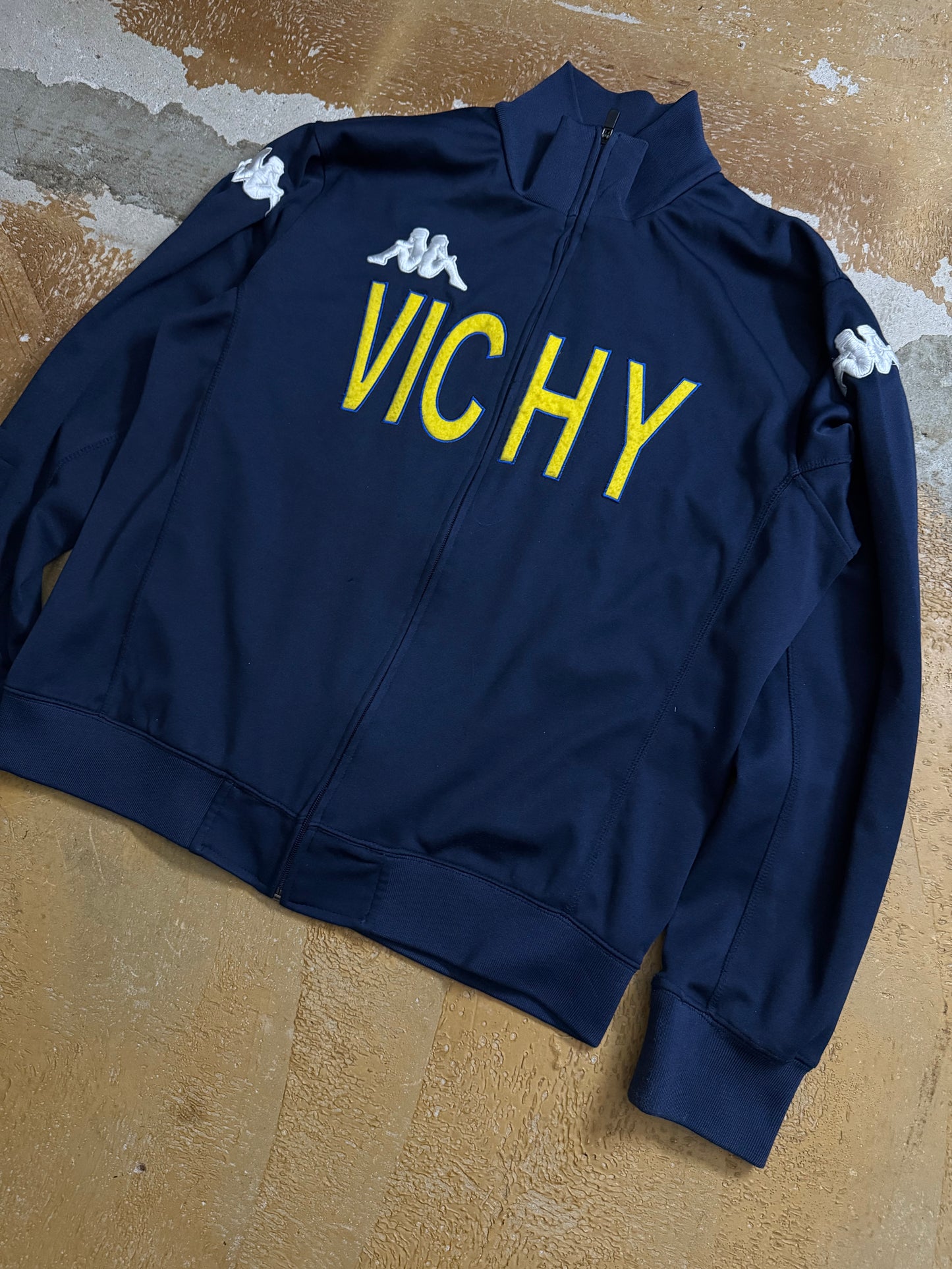 Kappa “Vichy” sweater jacket vest - L