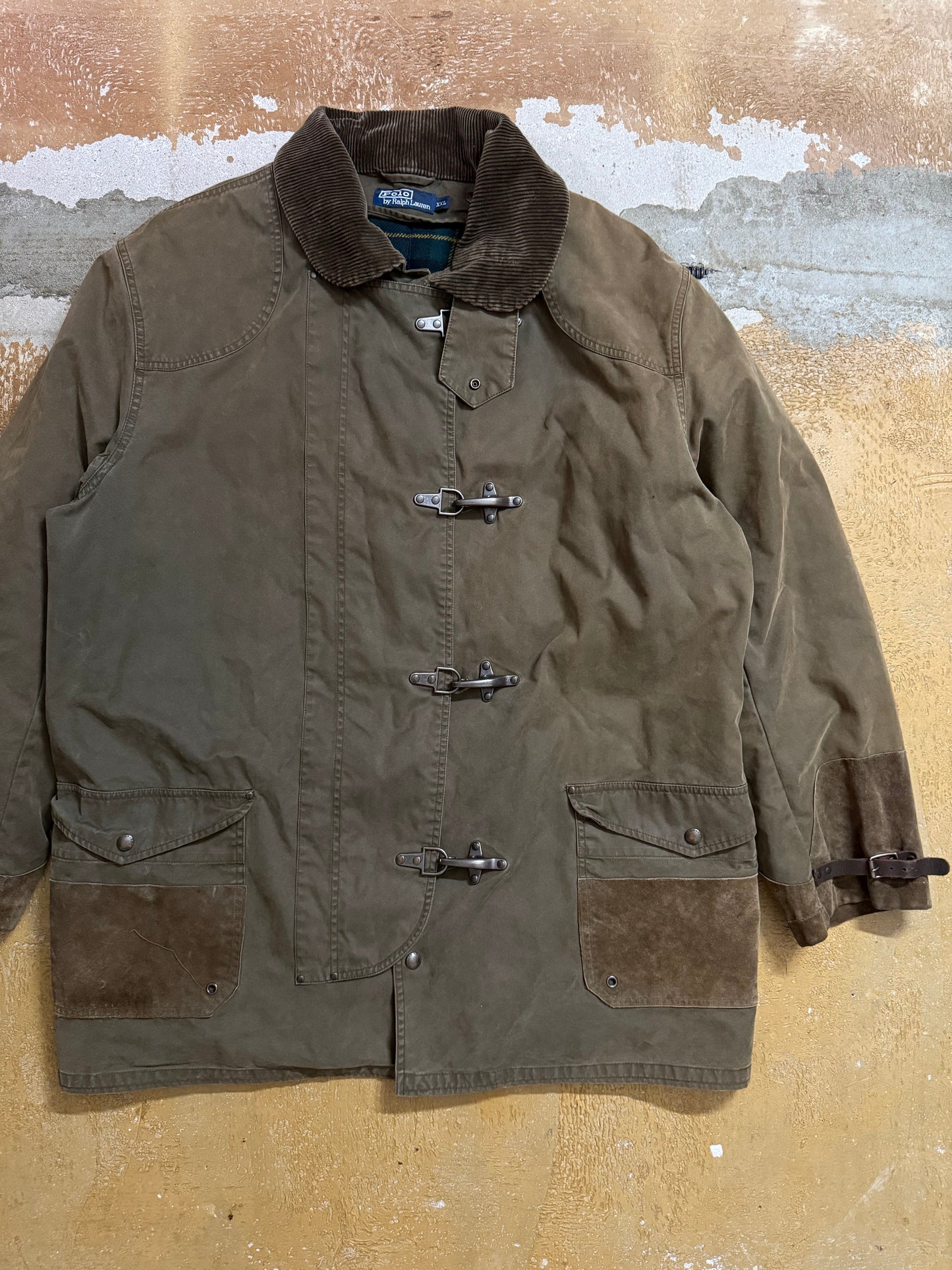 Ralph Lauren fireman lobster clasp removable lining jacket - XXL