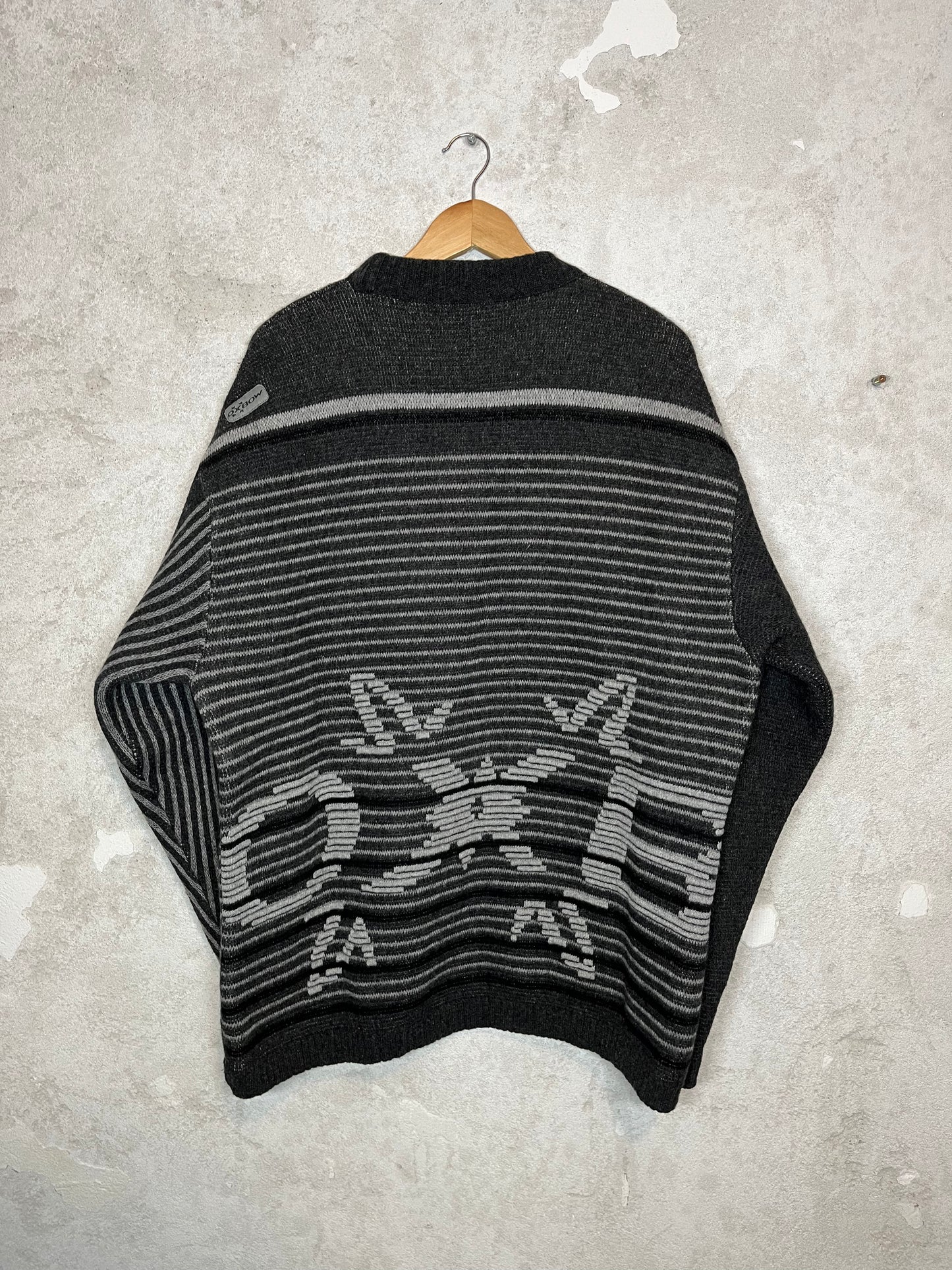 Oxbow heavy knit ski snowboard sweater - XL