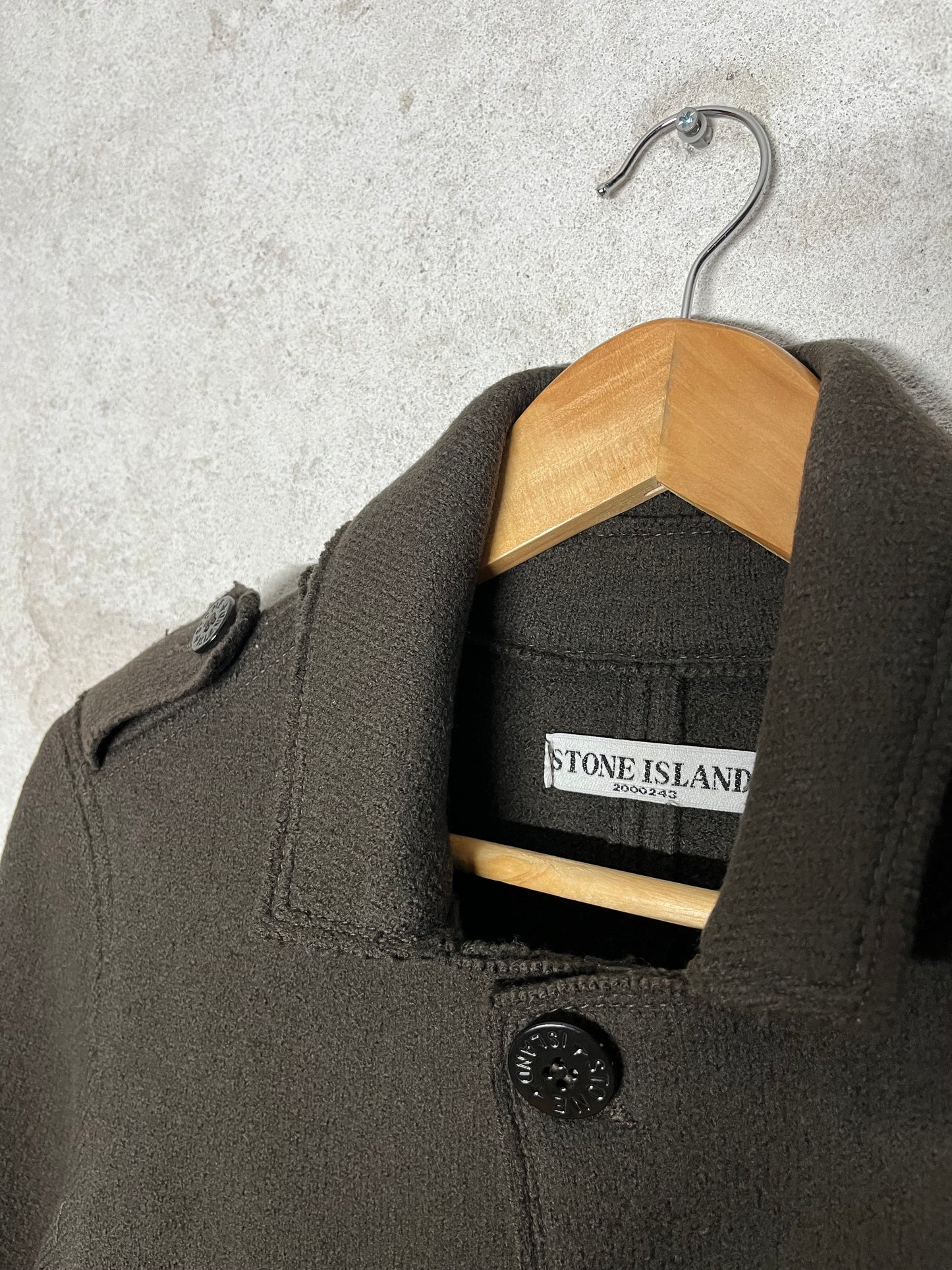 Stone Island vintage wool military jacket - S