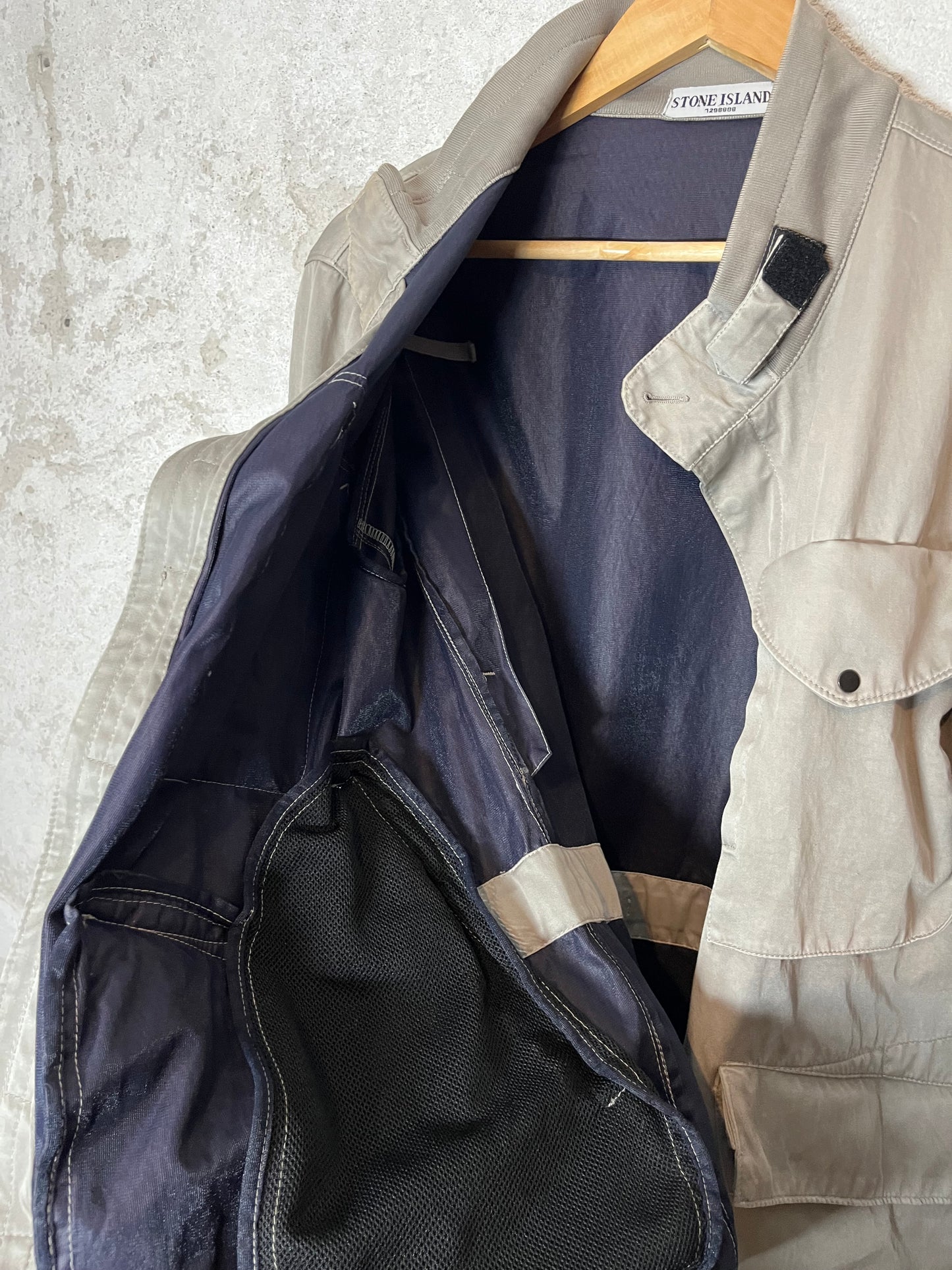 Stone Island multipocket field jacket special material - L