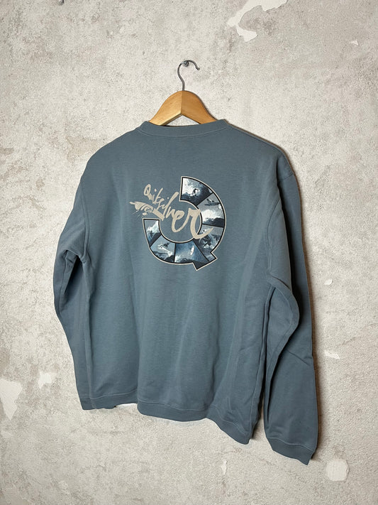 Quiksilver vintage surf 2000s 90s retro sweatshirt 