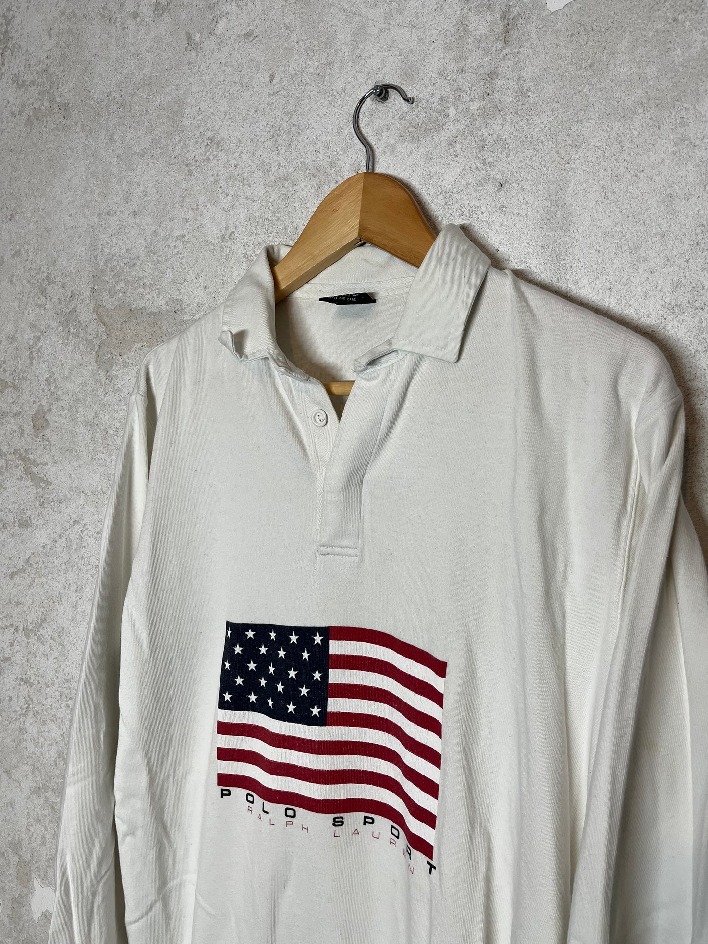 Ralph Lauren Polo Sport vintage USA flag polo - XL