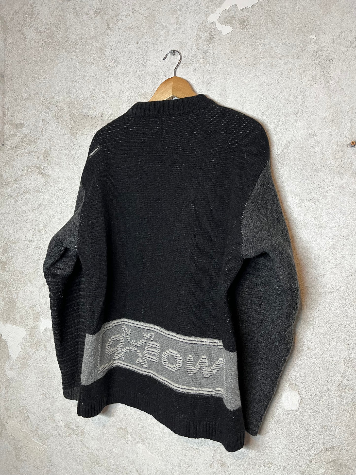 Oxbow heavy knit ski snowboard sweater - XL