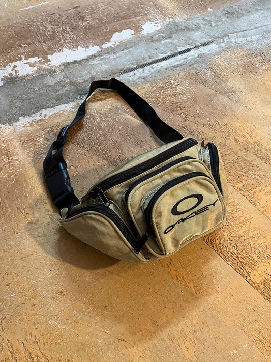 Oakley vintage retro beige waistbag - OS