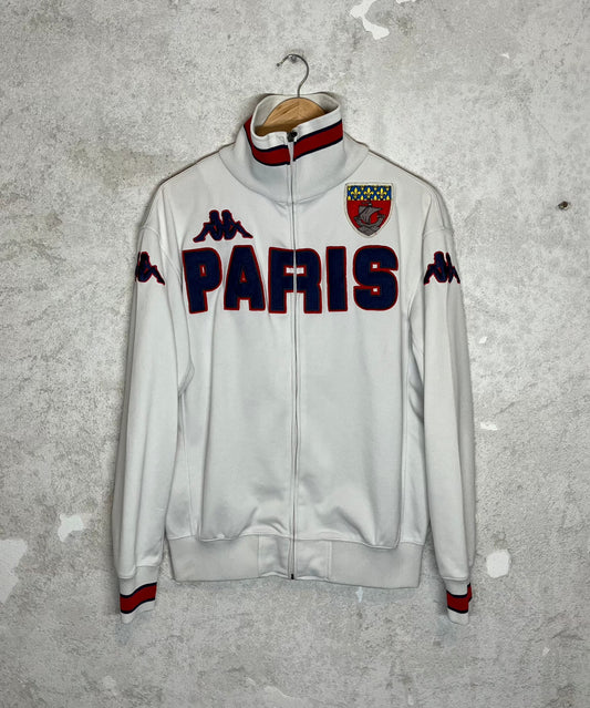 Kappa vintage retro ''Paris'' soccer zip-up sweatshirt - M