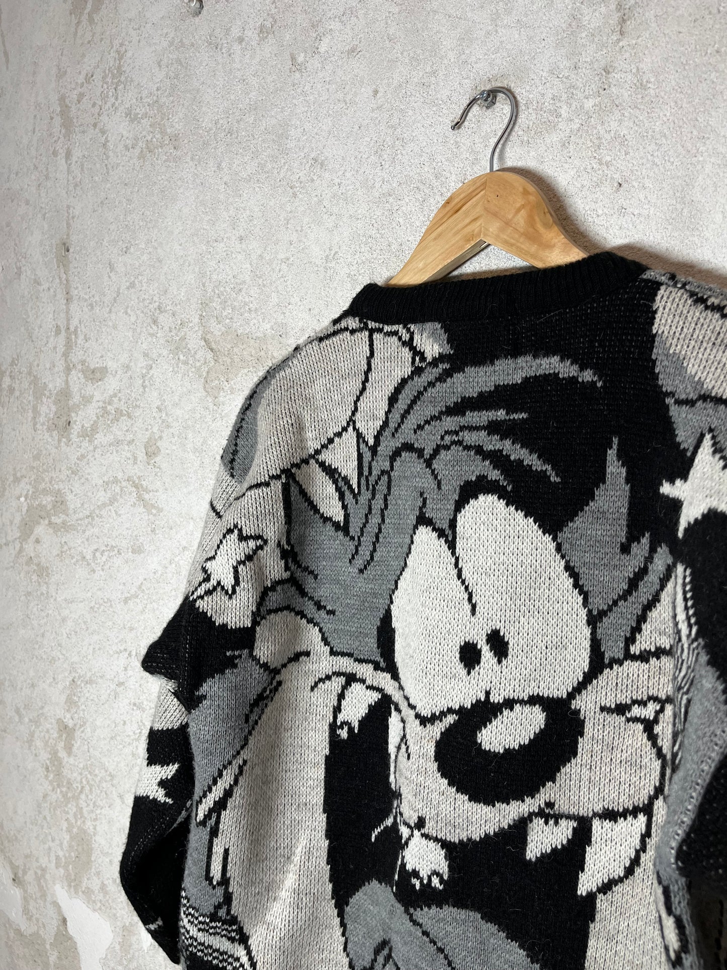 Looney Tunes Taz Collectors heavy knit ski snowboard sweater - S/M