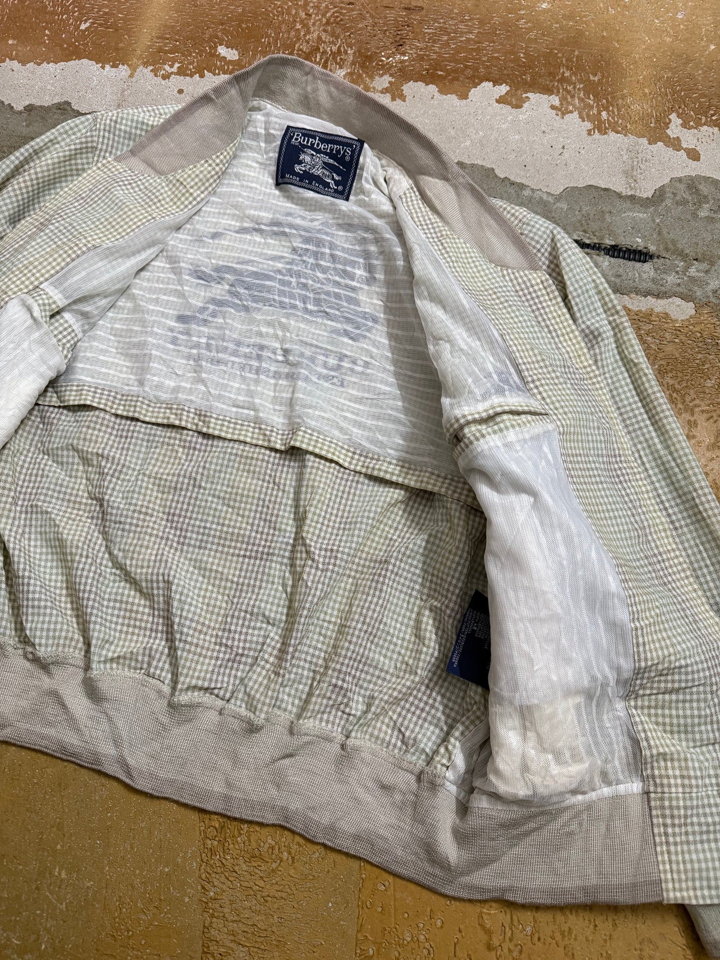 Burberry vintage prorsum embroidered harrington jacket - S