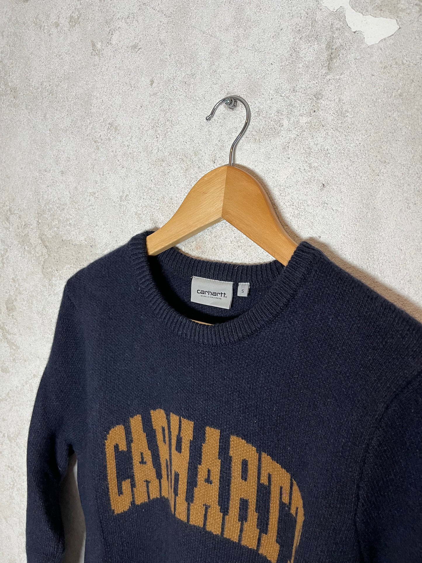 Carhartt wool knit sweatshirt - S