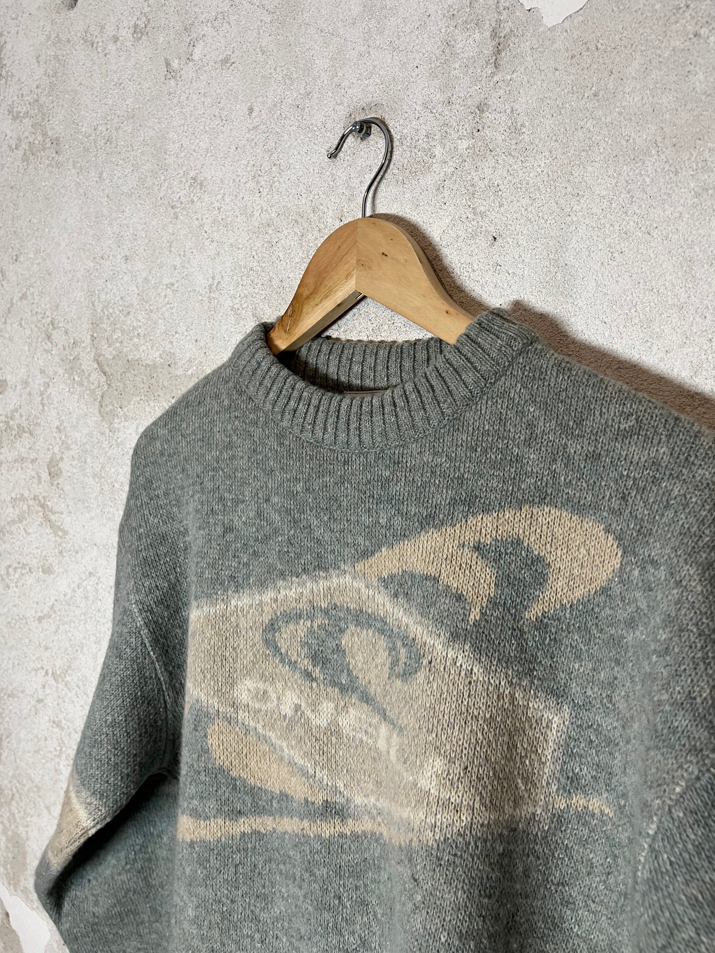 O'neill 90s ski snowboard heavy knit sweatshirt - S