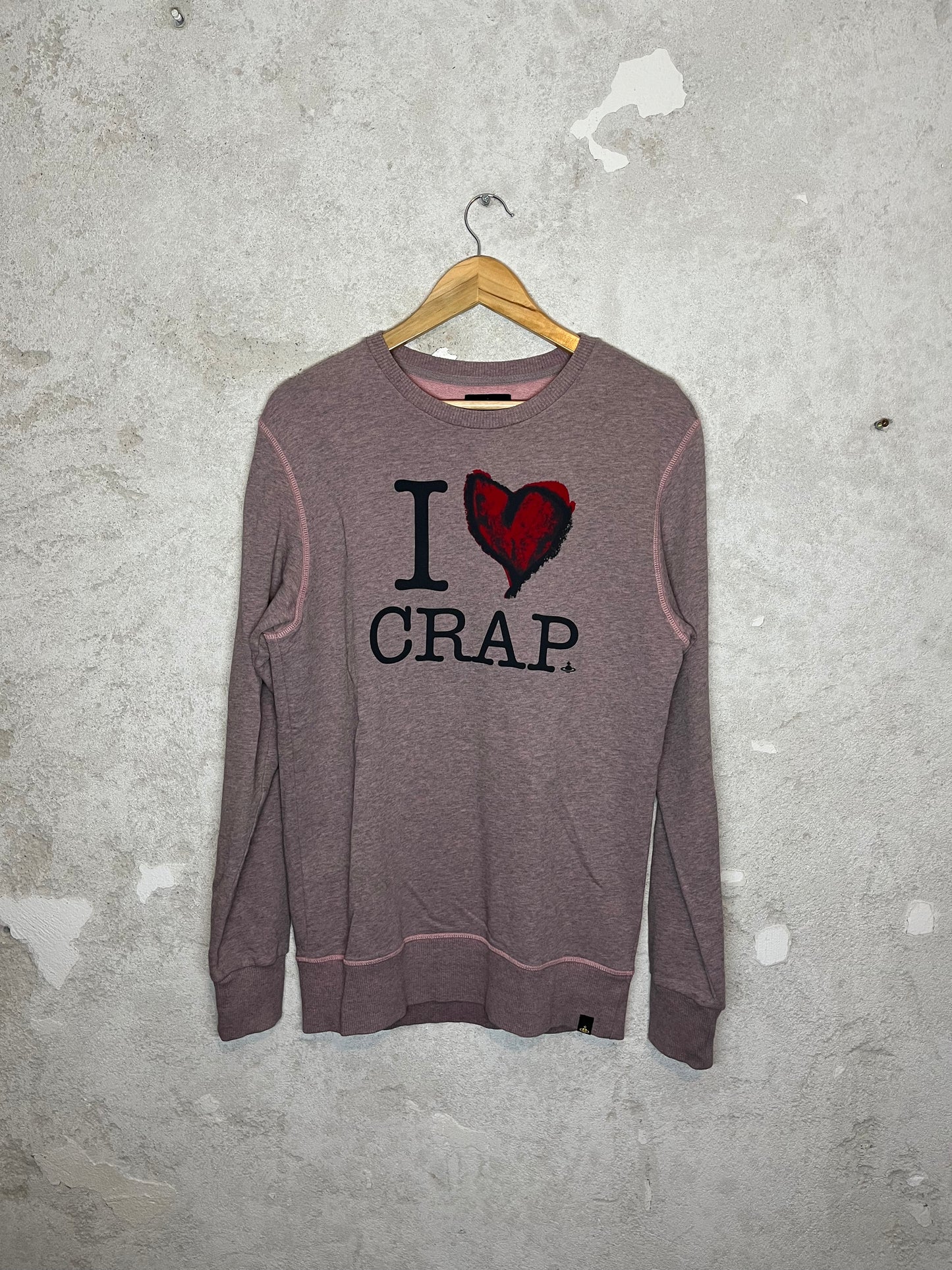 Vivienne Westwood ''I love crap'' sweatshirt AW'15 - M