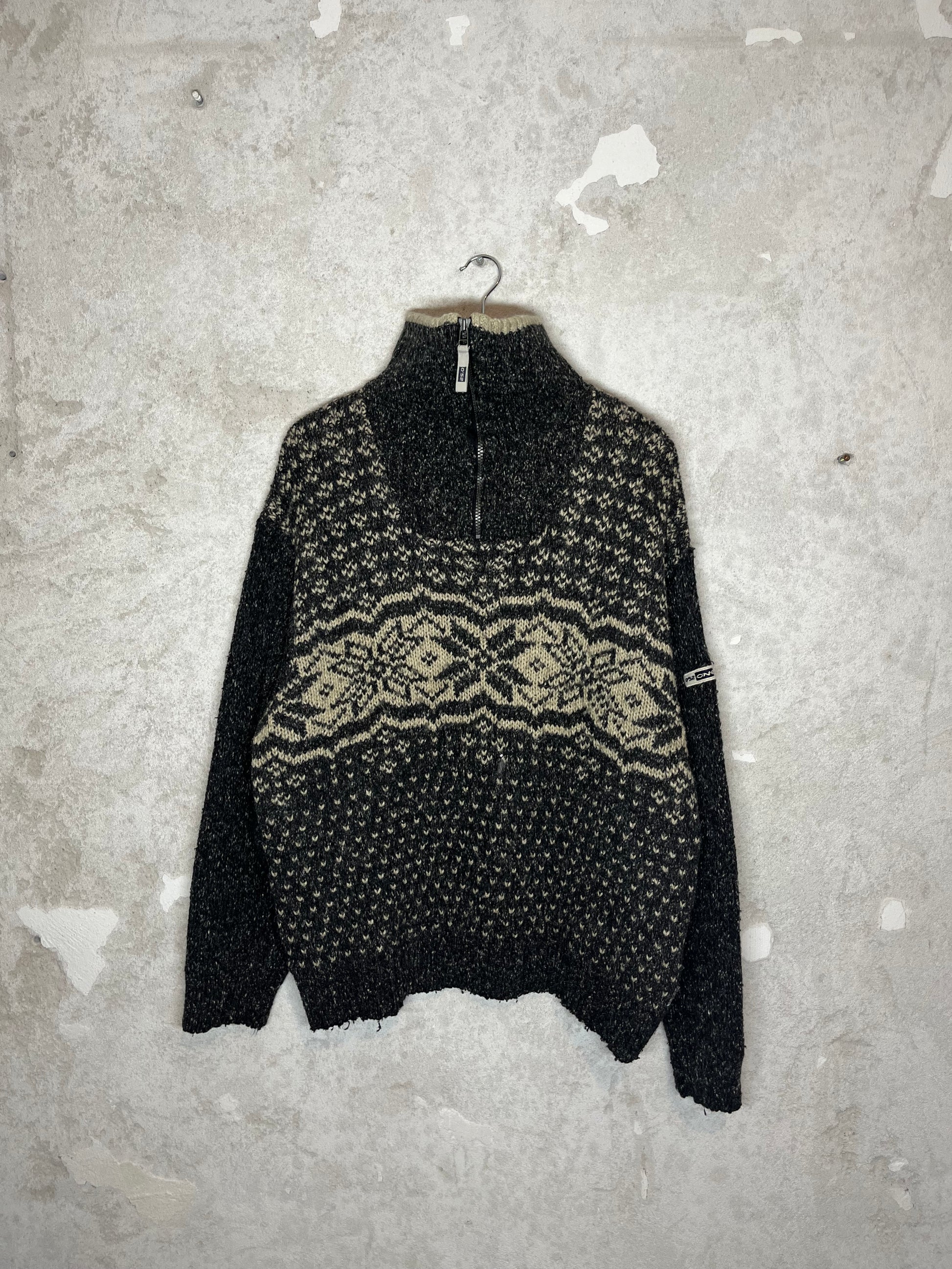 O'neill vintage retro 2000s y2k heavy knit ski snowboard sweater