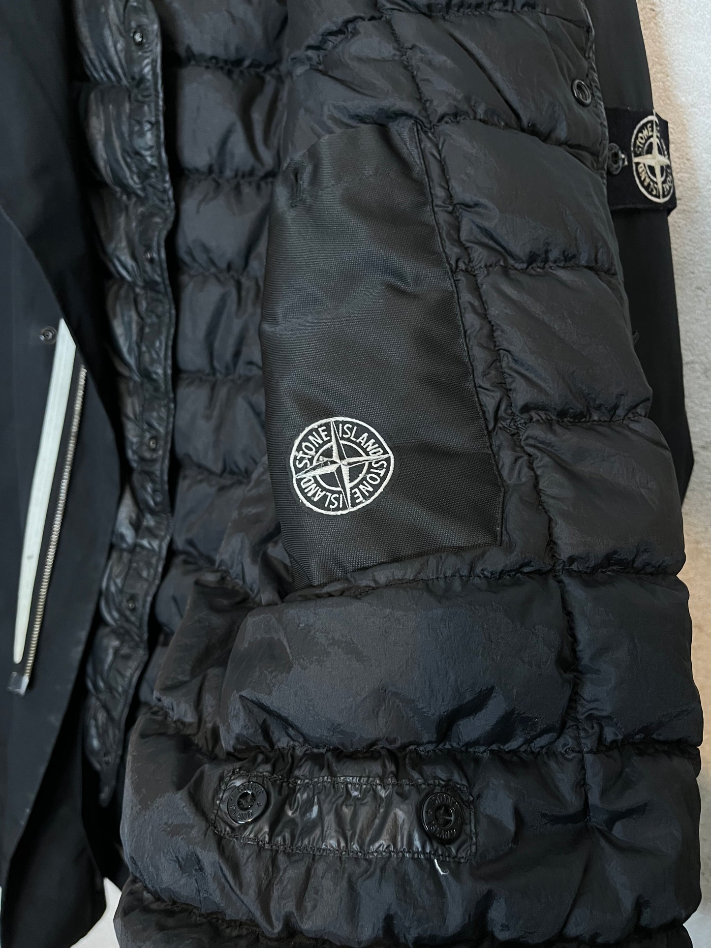 Stone Island AW/16 2-in-1 Tank Shield removable lining jacket - M