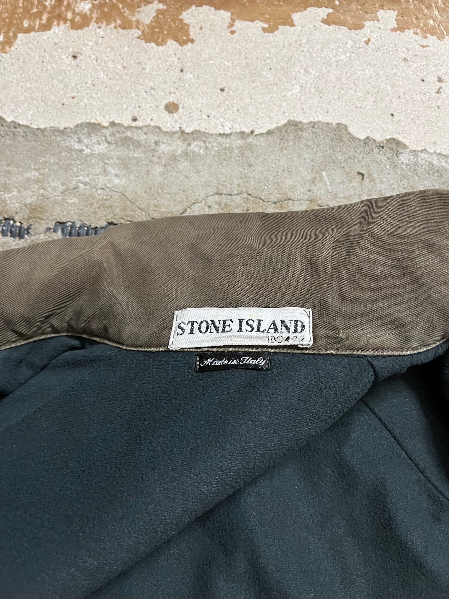 Stone Island vintage 2000 fleece lined jacket - XXL