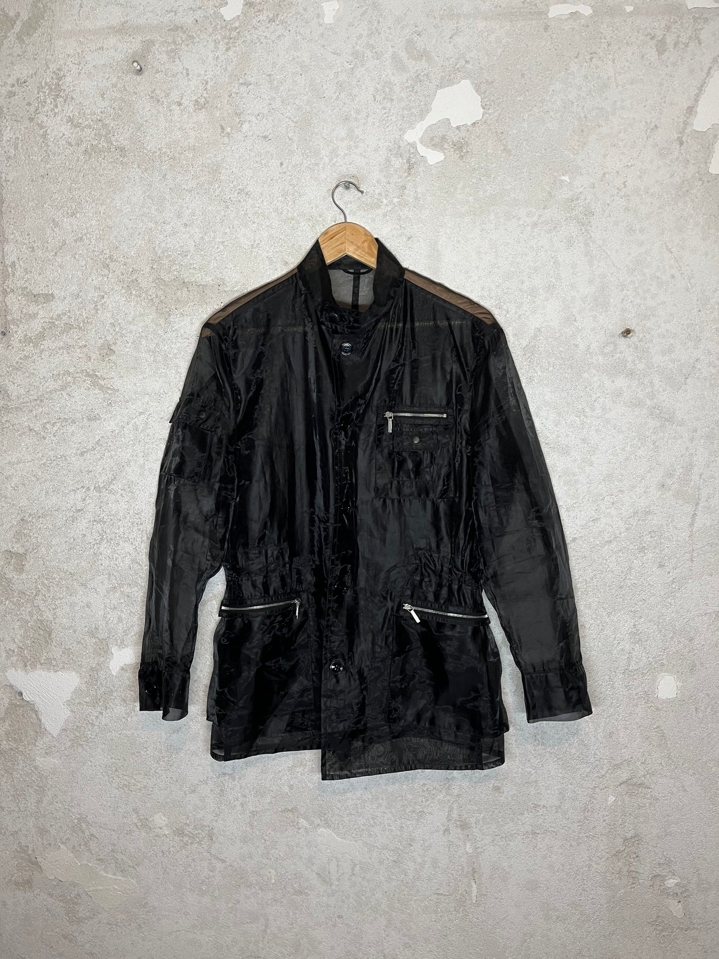 Jil Sander Mesh See-Through jacket - M