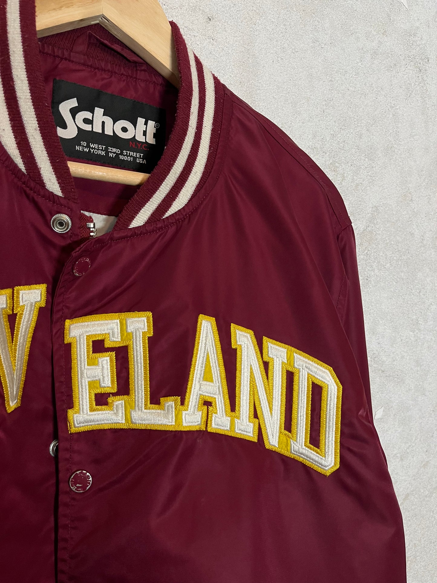 Schott NYC New York ''Cleveland'' bomber varsity jacket - M