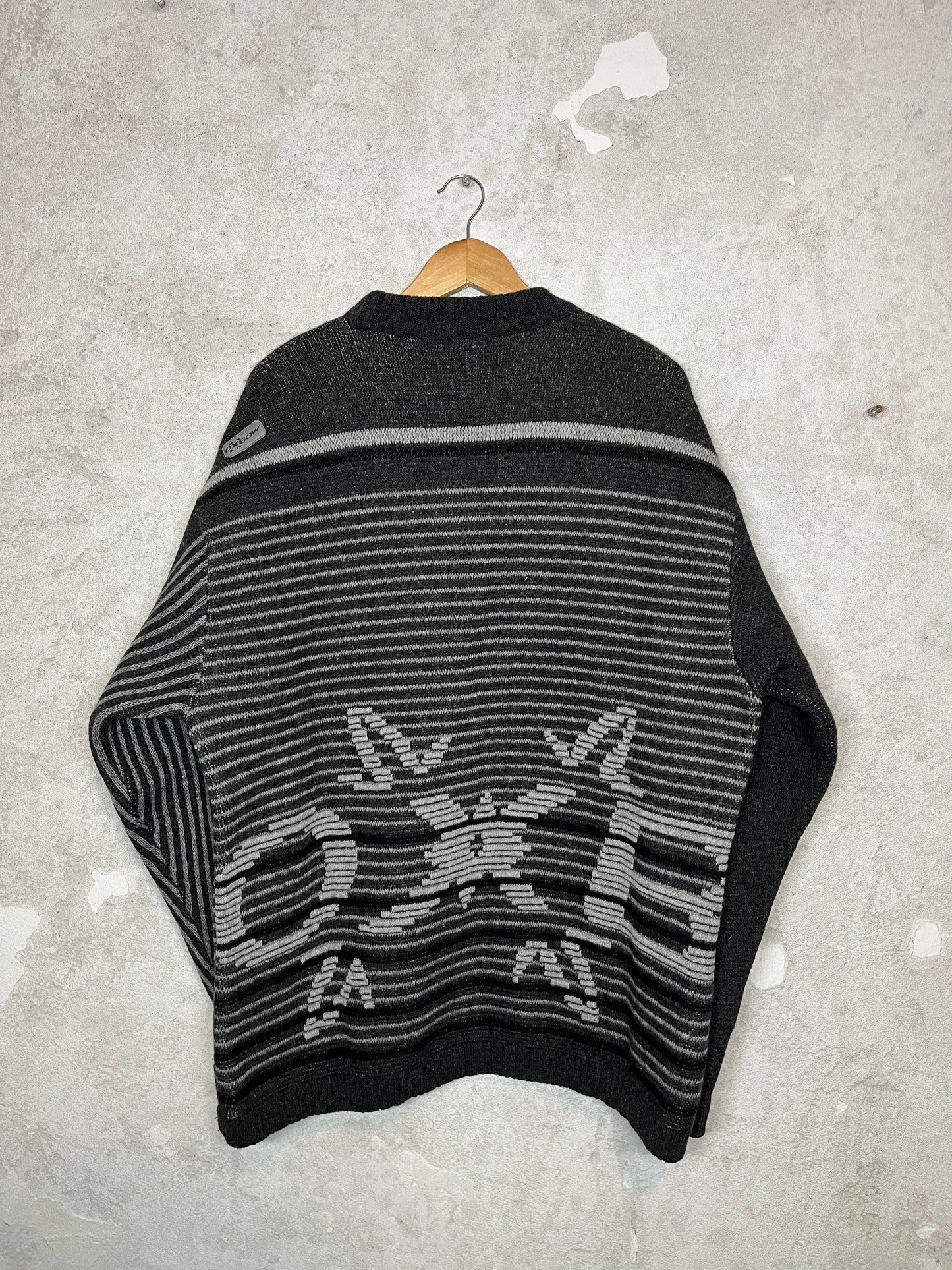 Oxbow heavy knit ski snowboard sweater - XL