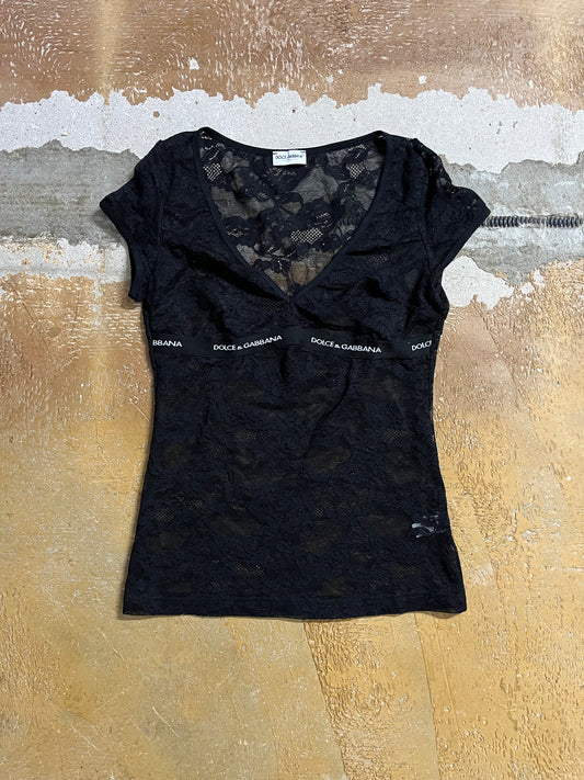 Dolce & Gabbana lace vintage top - S