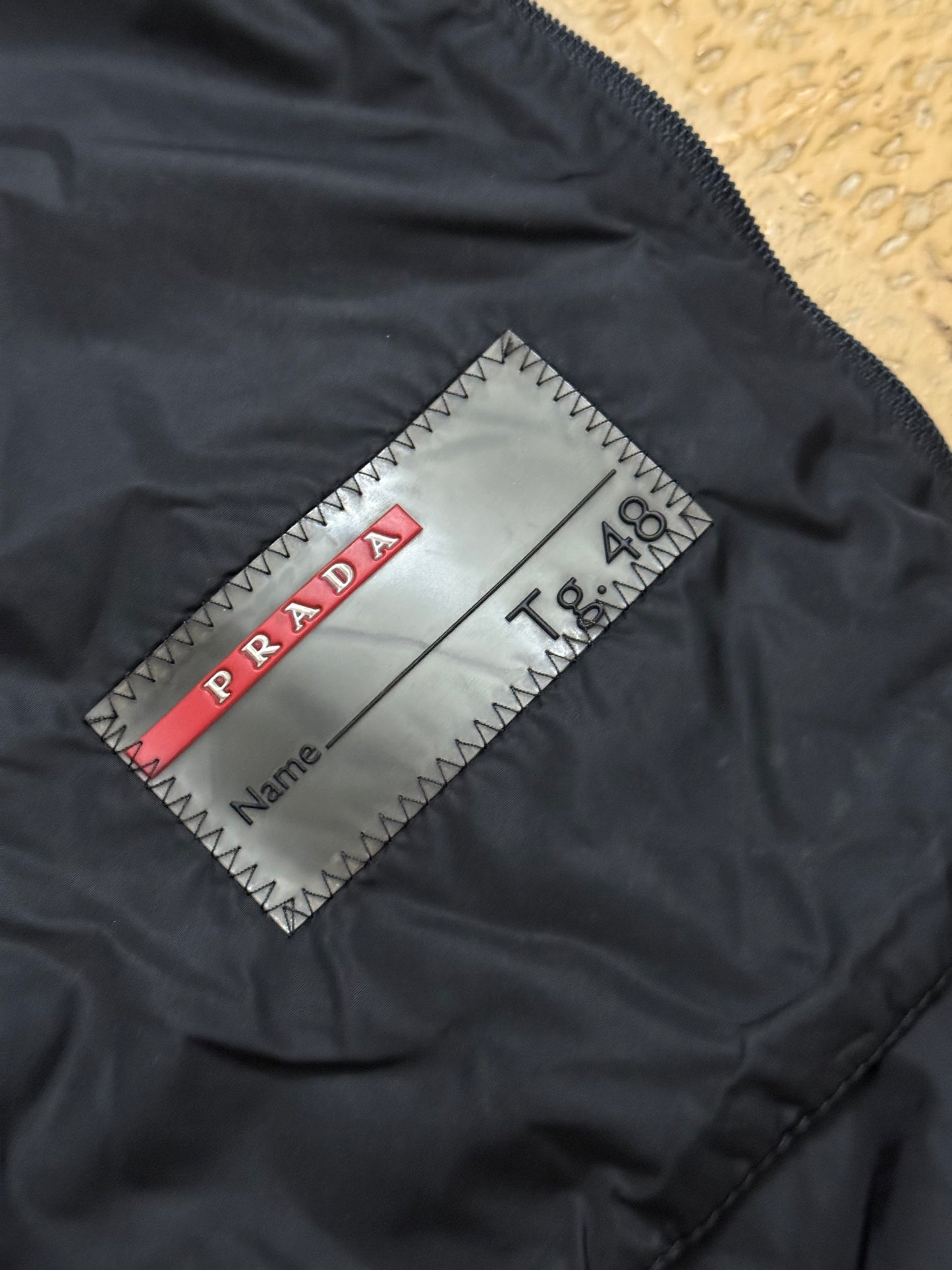 Prada vintage liner red tab jacket - M
