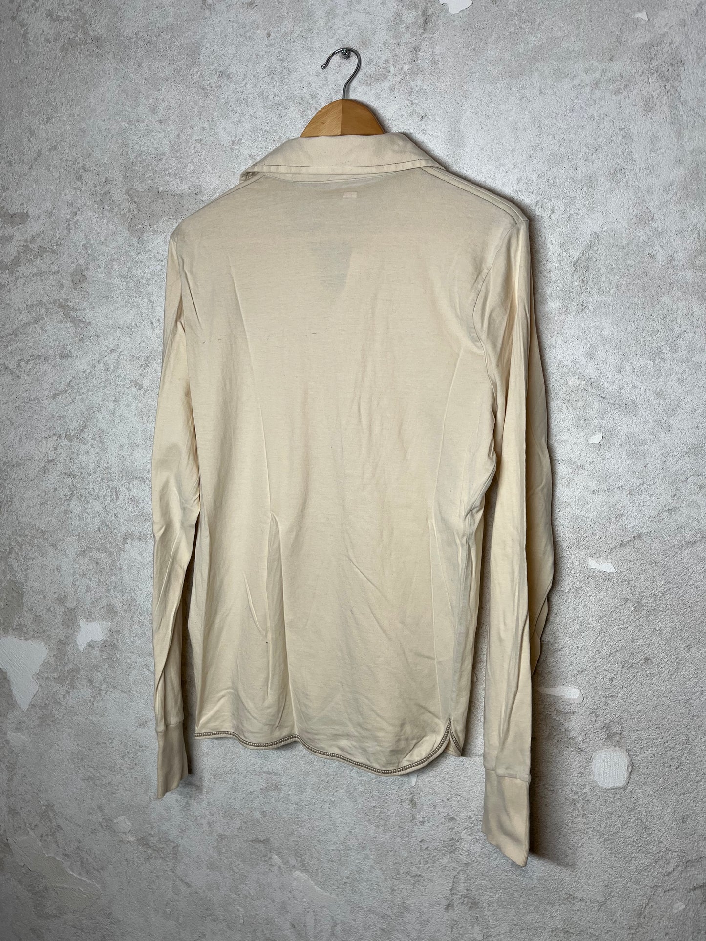 Diesel vintage 90s polo longsleeve shirt - M