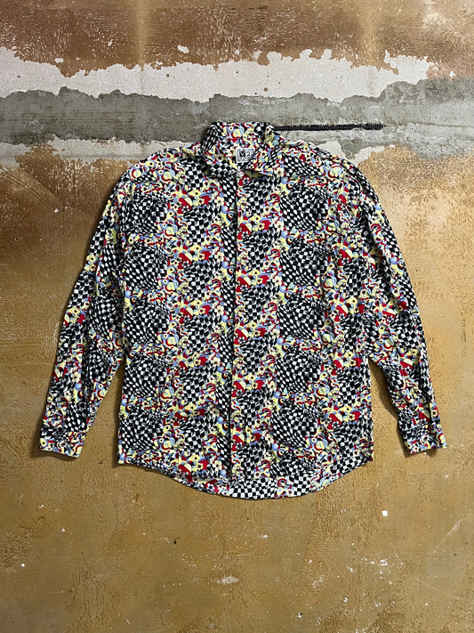 Versace V2 multicolor psychedelic shirt - XL