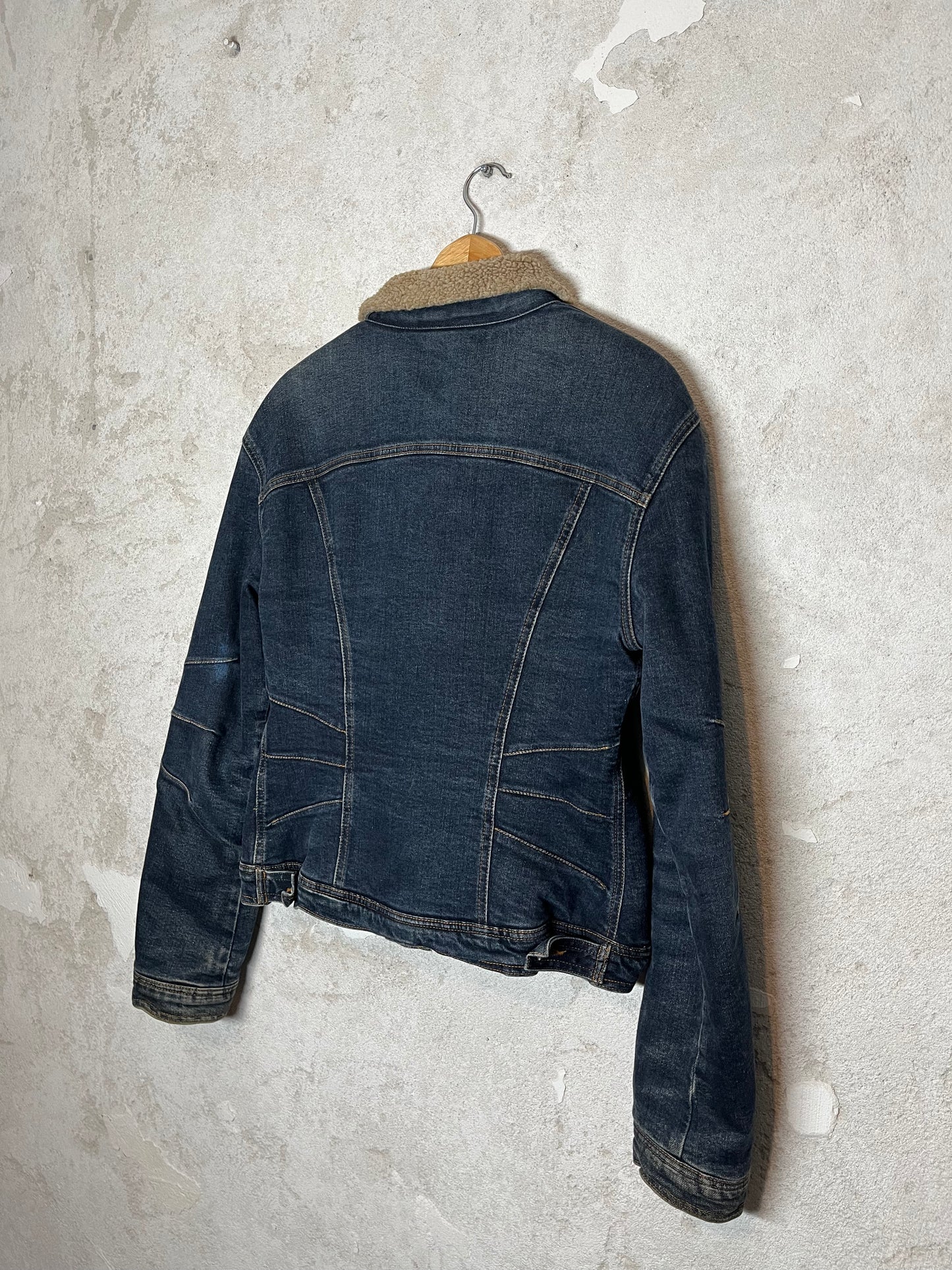 Dolce & Gabbana sherpa sherling denim jacket - L