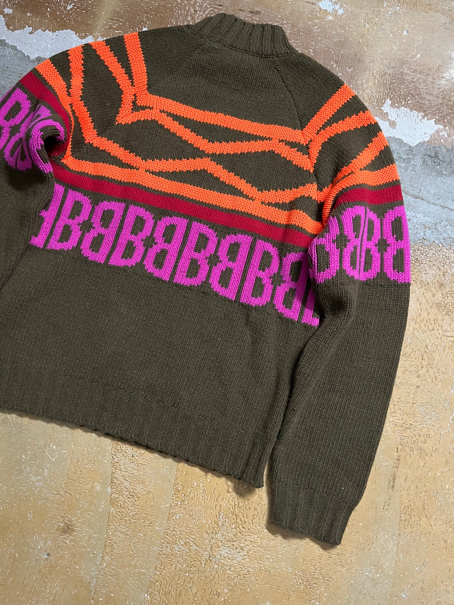 Dirk Bikkemberg vintage heavy knit wool sweater - L