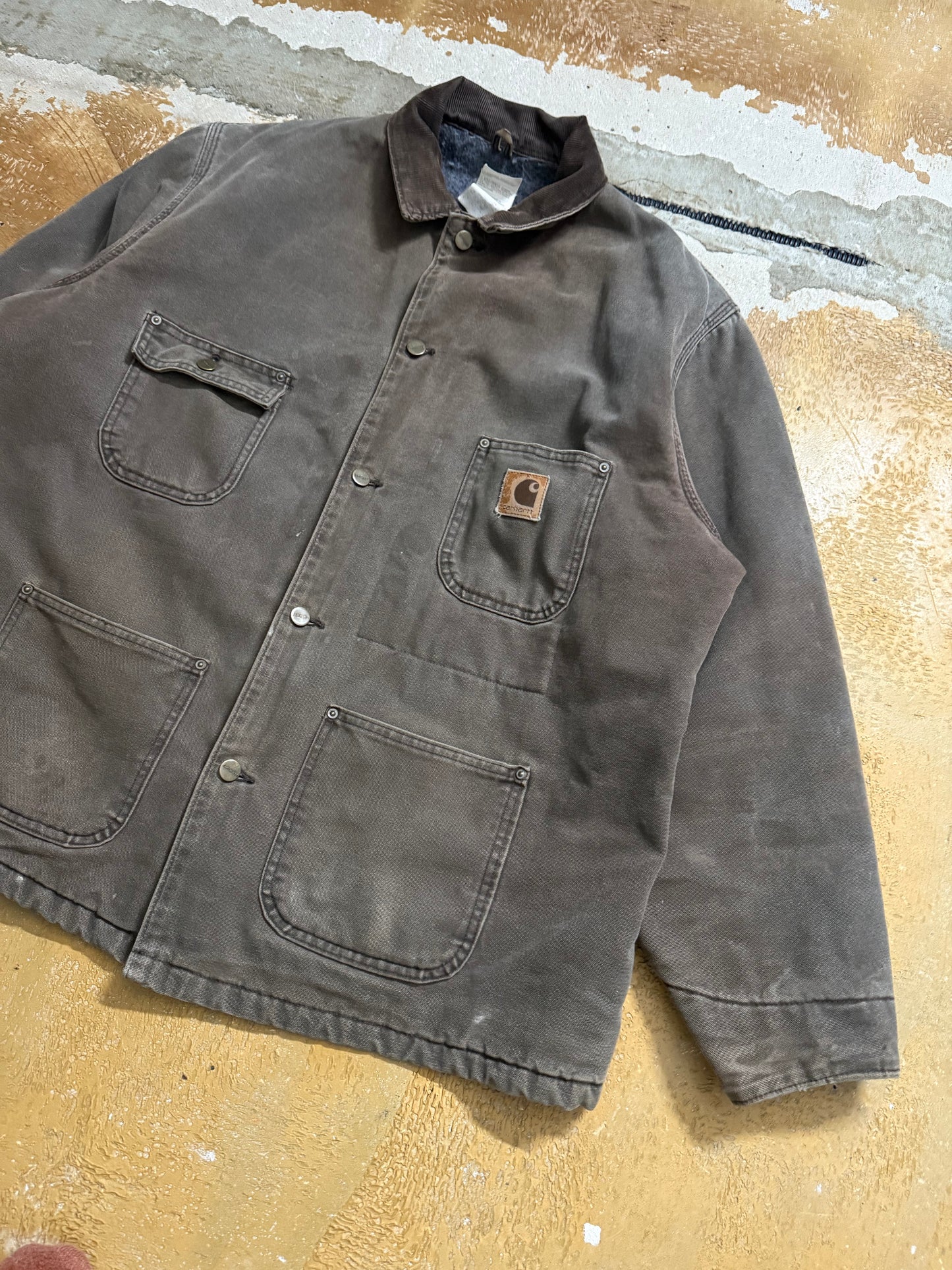Carhartt CO2CHT vintage blanket lined chore jacket - XL