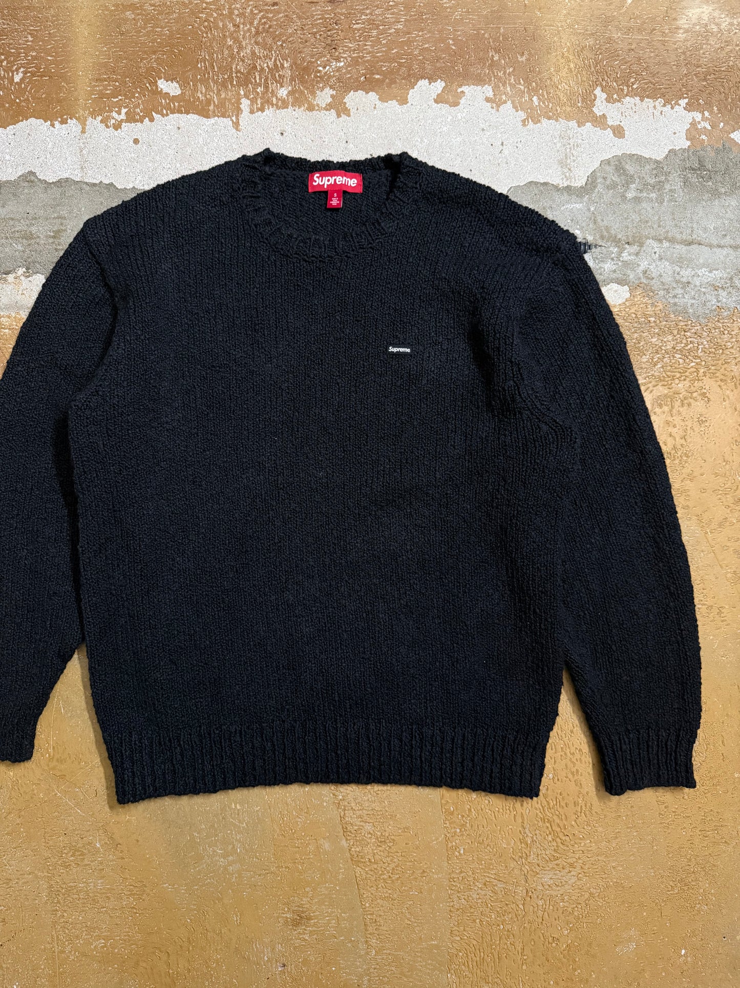 Supreme small boxlogo knit sweater - S