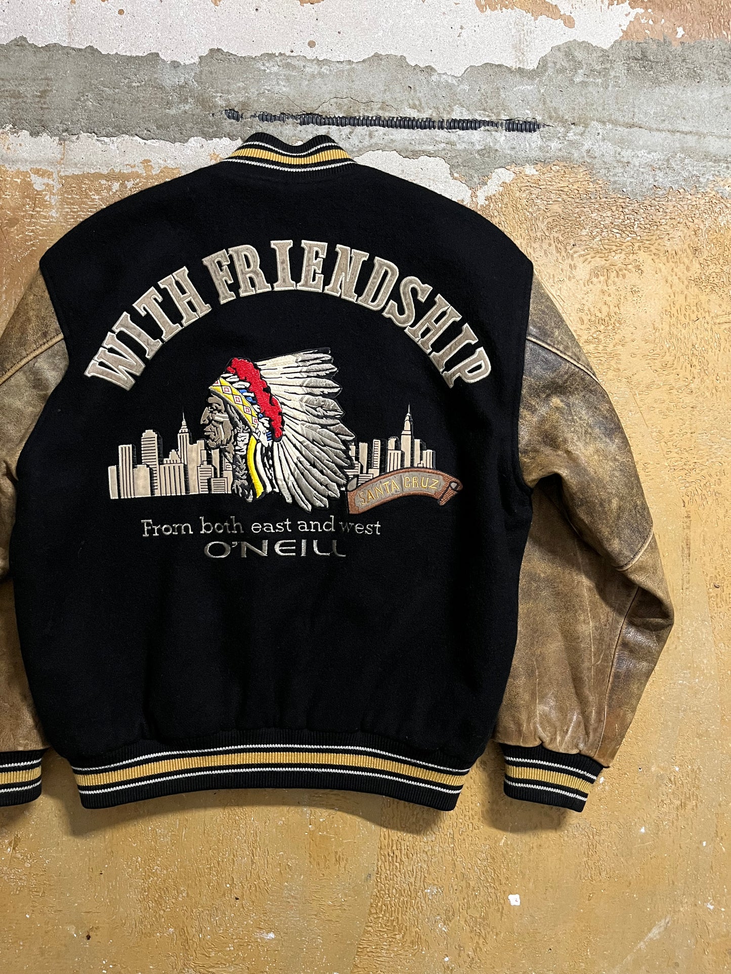 O’neill Japanese VERY RARE varsity jacket - M