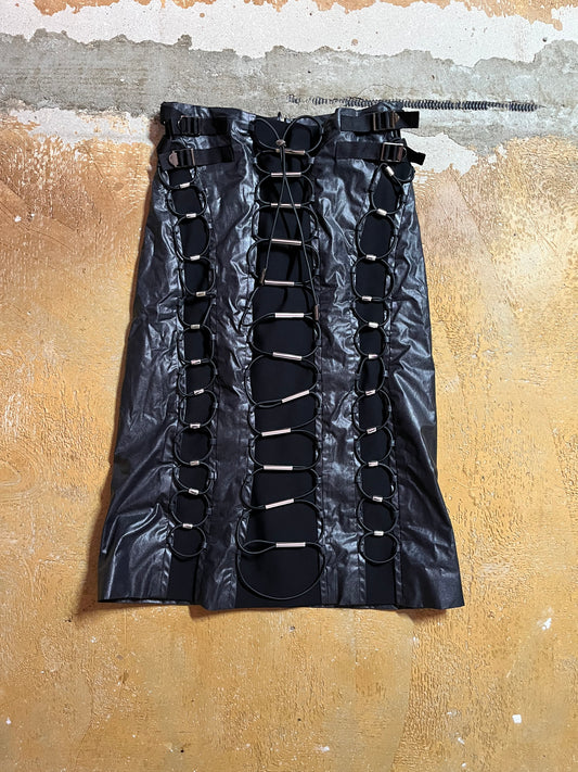 Tom Ford high end technical bondage skirt - S